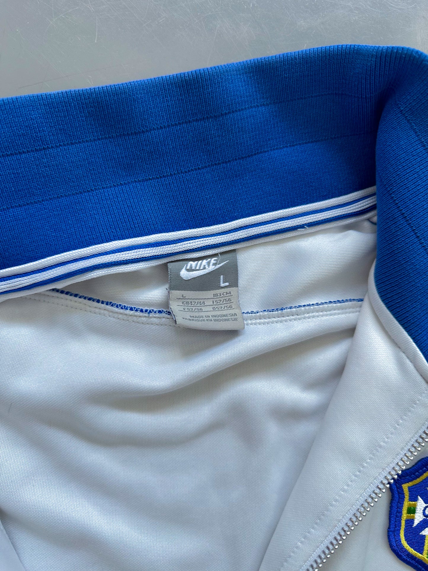 Vintage Nike x Brasil Sweatjacket | L