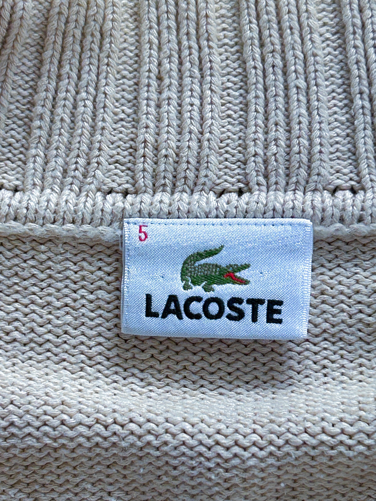 Lacoste Vintage Strickjacke | L