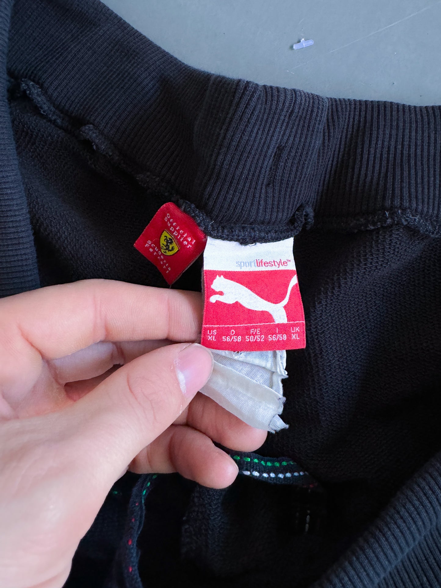 Puma x Ferrari Vintage Open Leg Sweatpants | L