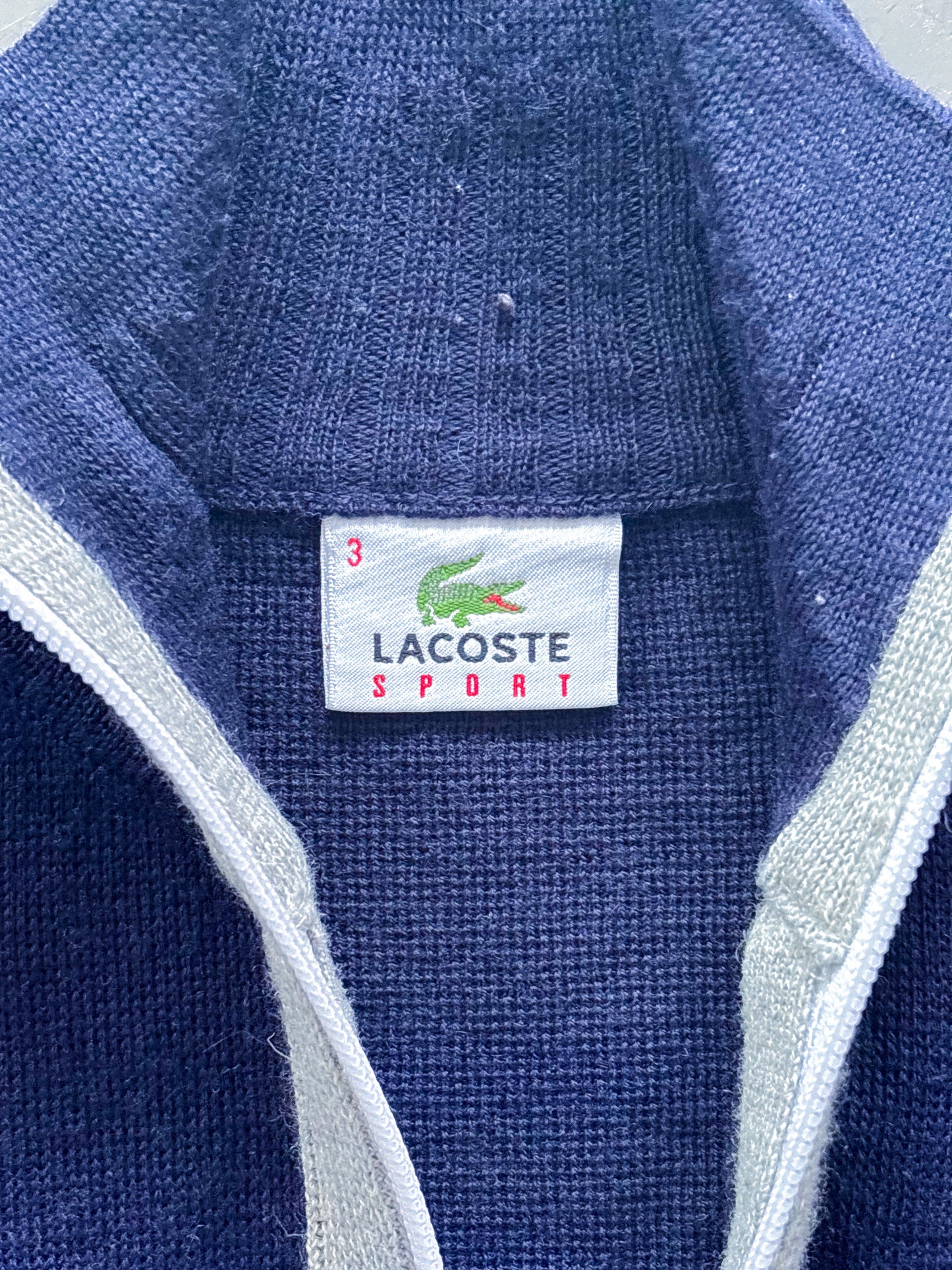 Lacoste Vintage Strickjacke | S