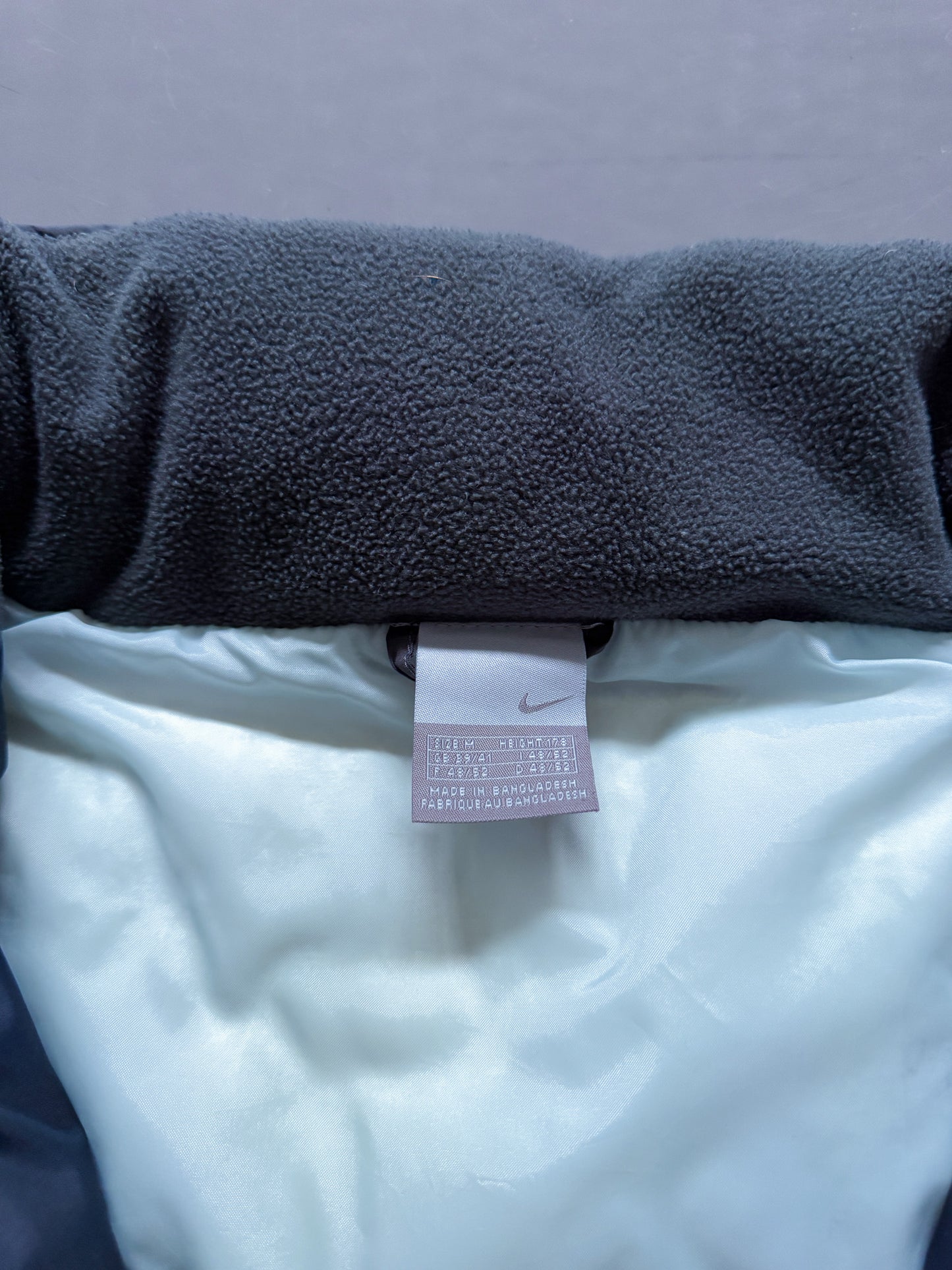 Nike Vintage *Babyblue Logo* Puffer Weste | M