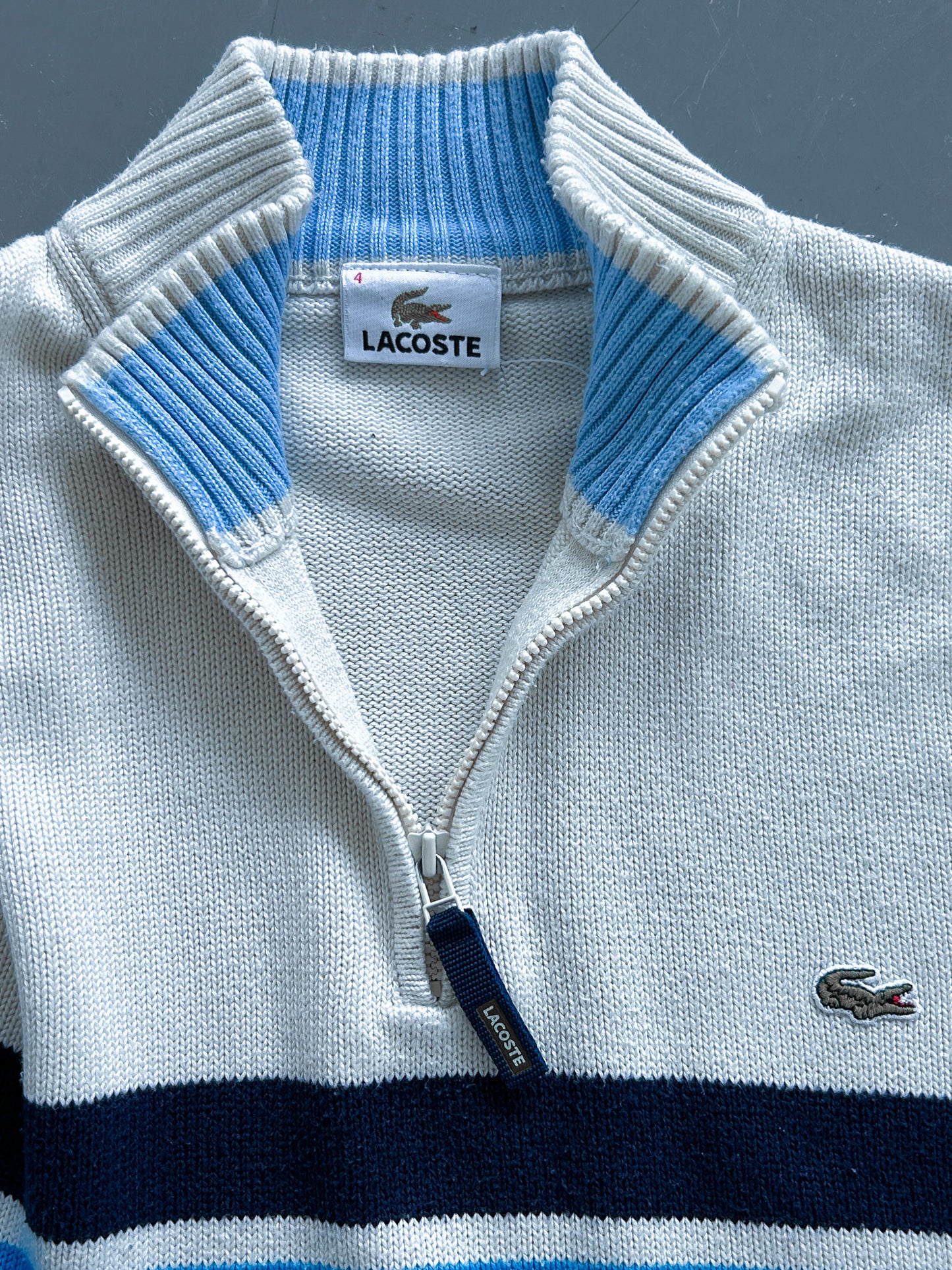 Lacoste Vintage Half-Zip Pullover | M