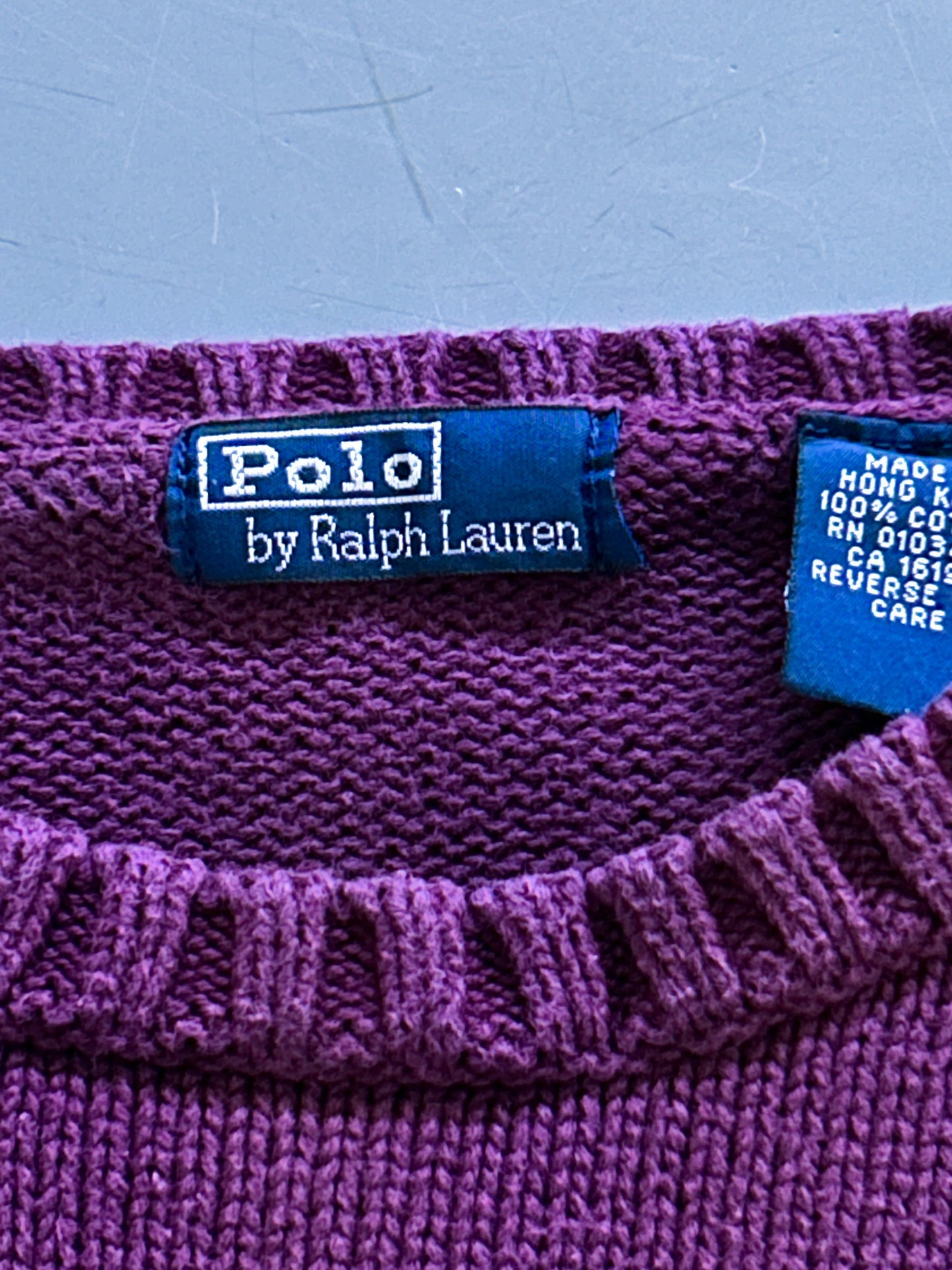 Polo Ralph Lauren Vintage *Wine Red* Pullover | XS