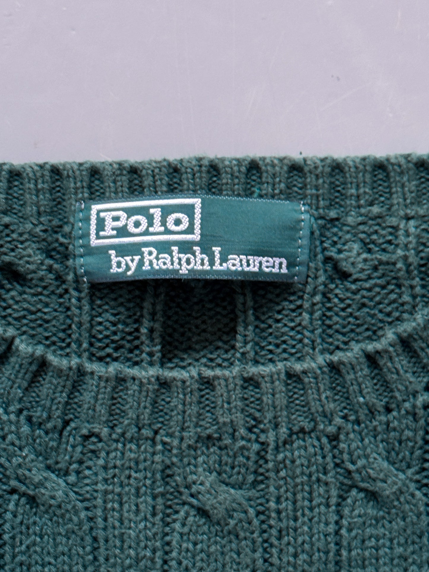 Polo Ralph Lauren Vintage *Cable Knit* Pullover | S