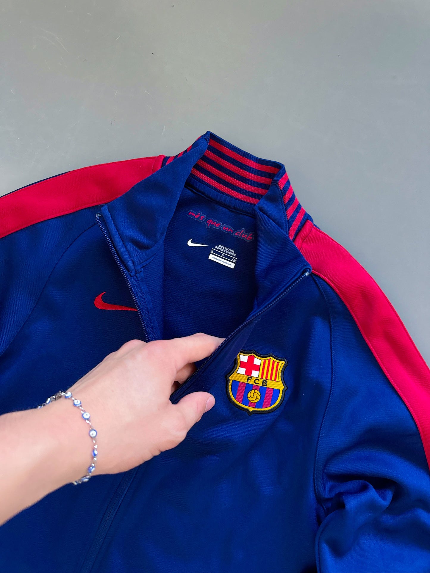 Vintage Nike x Barca Sweatjacke | S