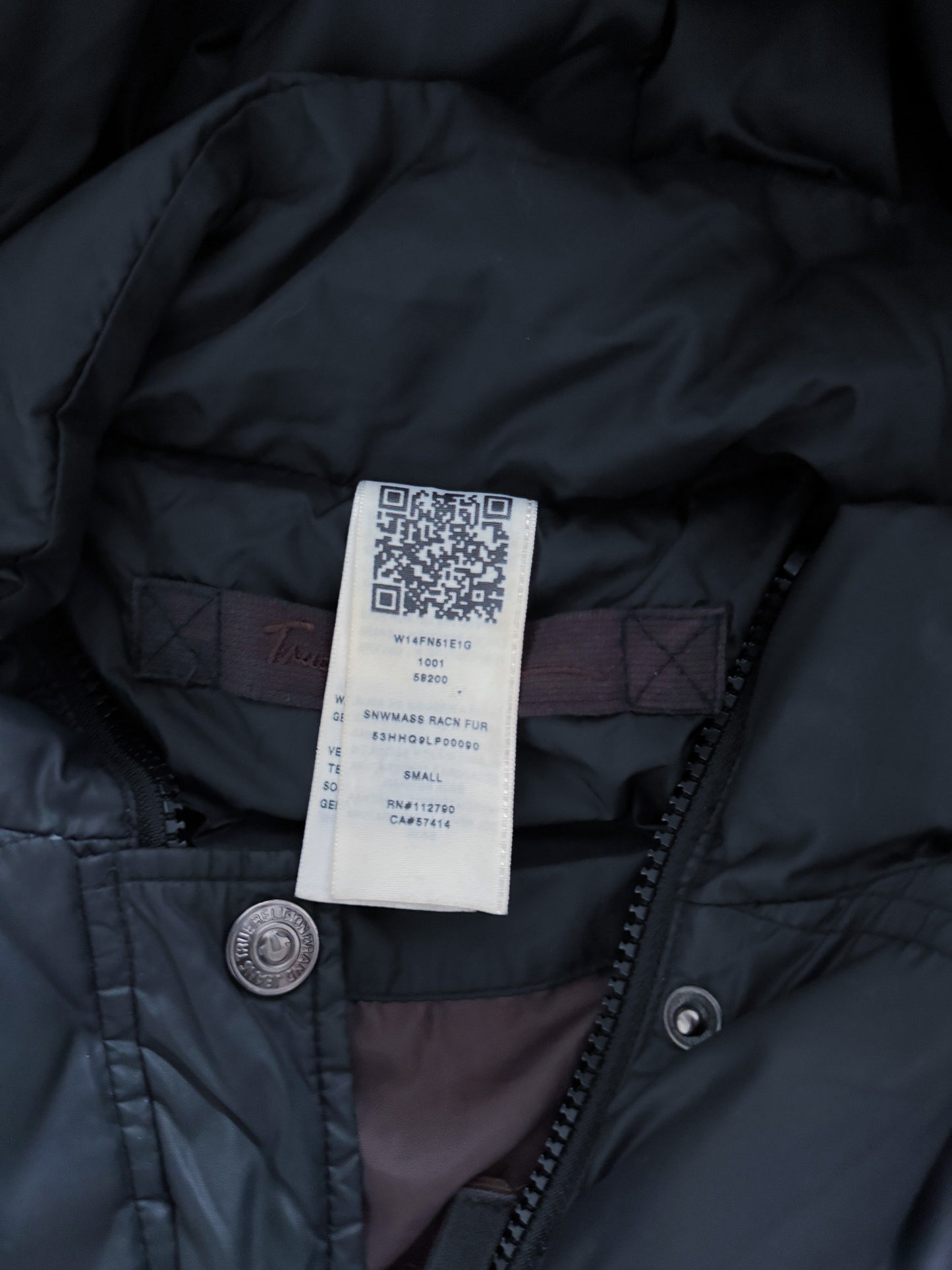 True Religion Vintage Puffer Jacket | S
