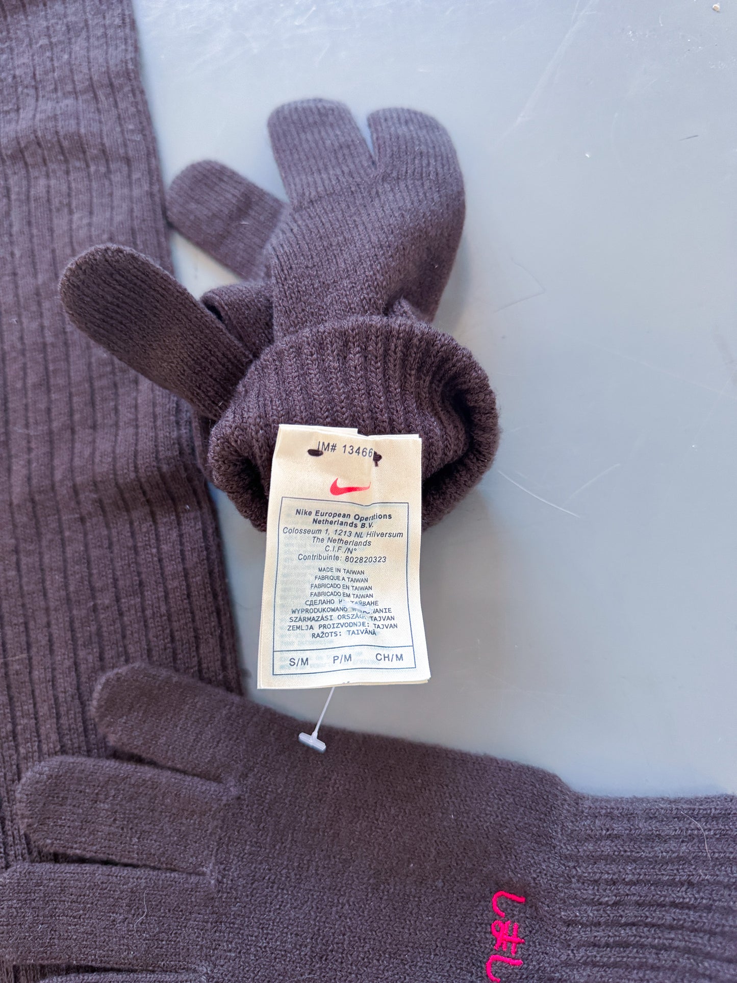 Nike Vintage *JAPAN* Handschuhe / Schal Set | One Size