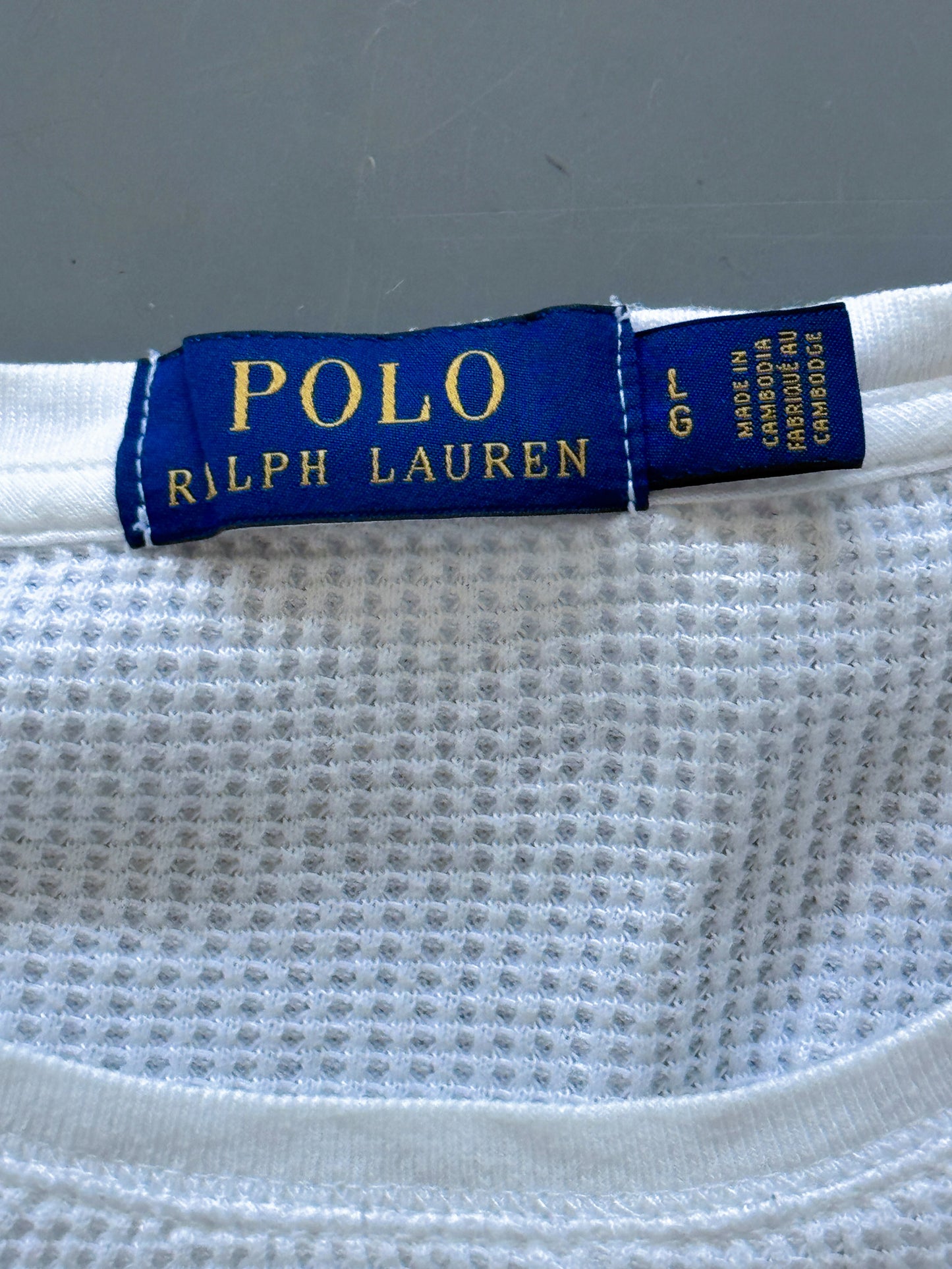 Polo Ralph Lauren *Waffle* Vintage Longsleeve / Pullover | L