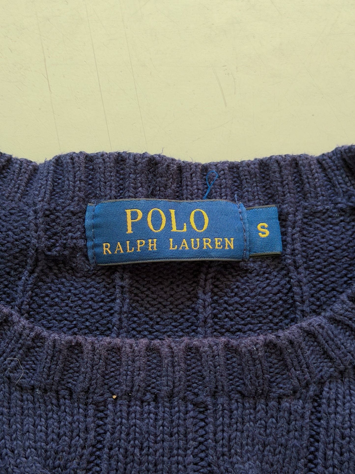 Polo Ralph Lauren Vintage *Cable Knit* Pullover | S