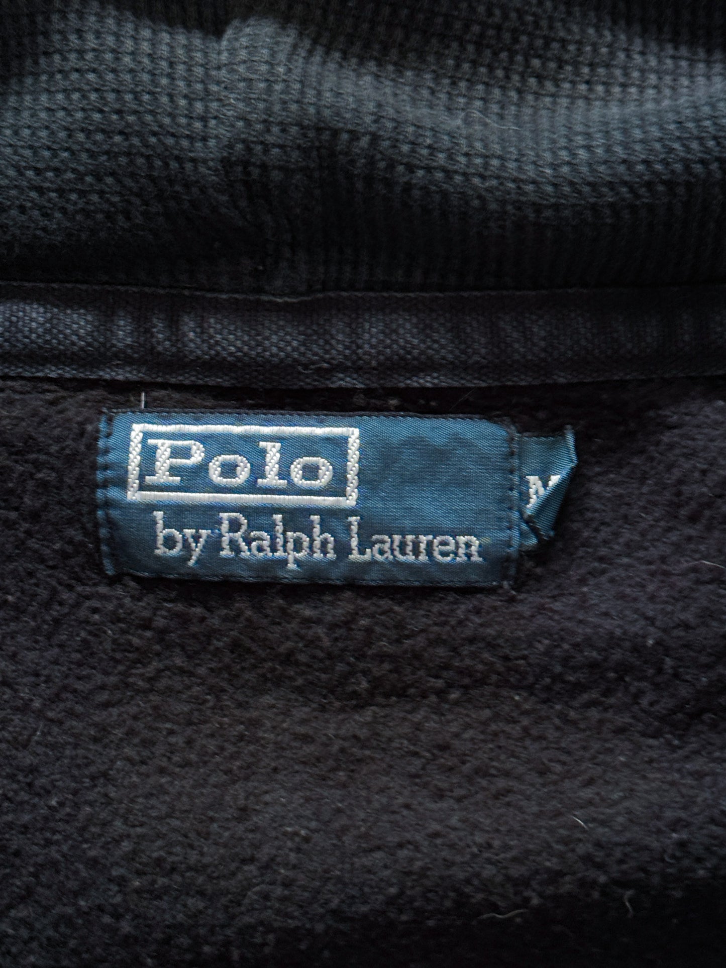Polo Ralph Lauren Vintage *TRIPLE BLACK*Sweatjacke | M