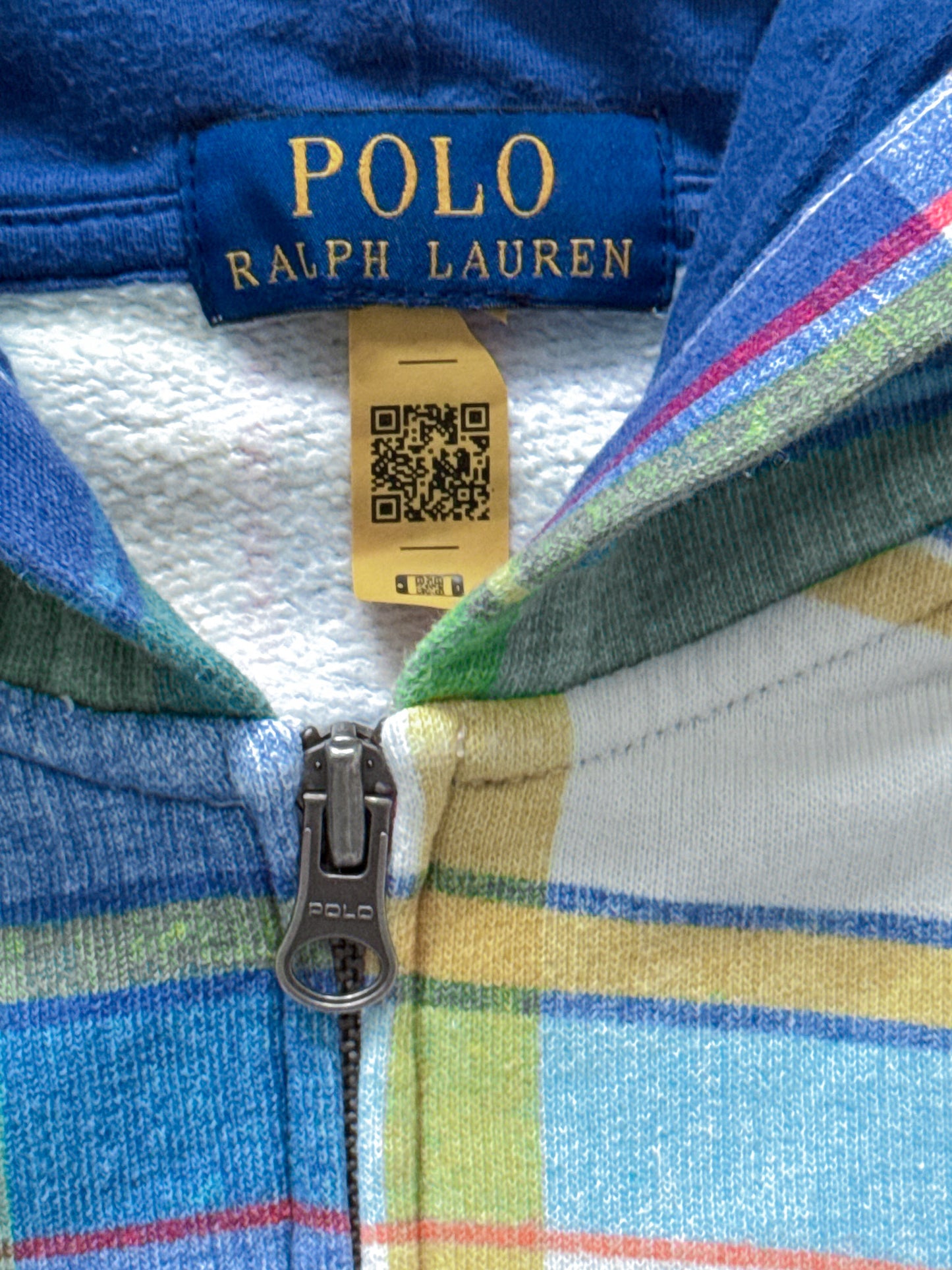 Polo Ralph Lauren Vintage *Plaid* Sweatjacke | S