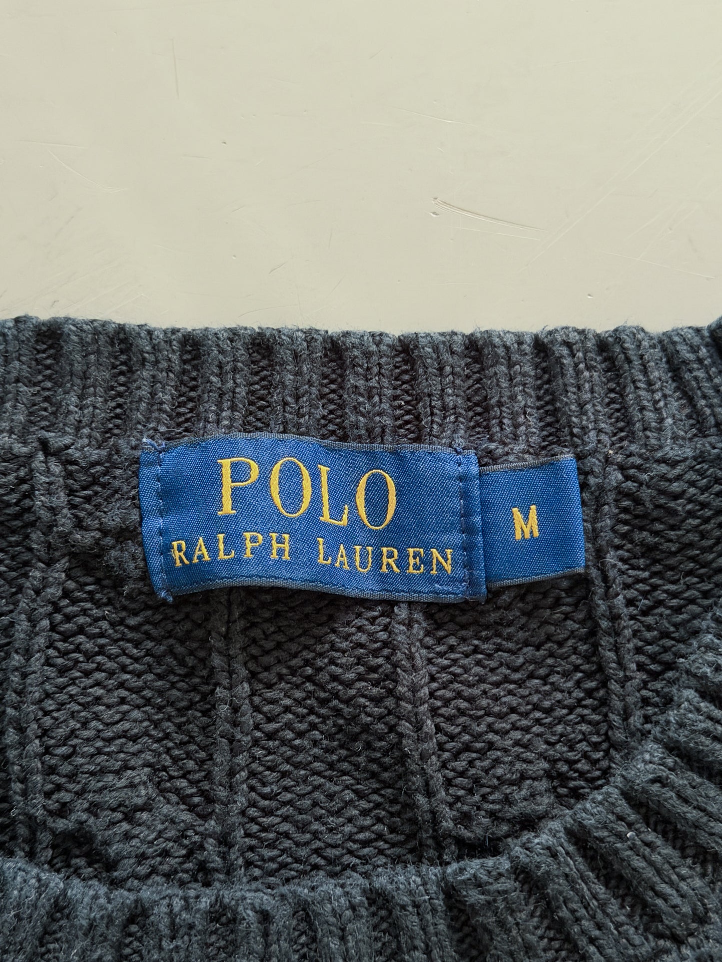Polo Ralph Lauren *Cable Knit* Vintage Pullover | M