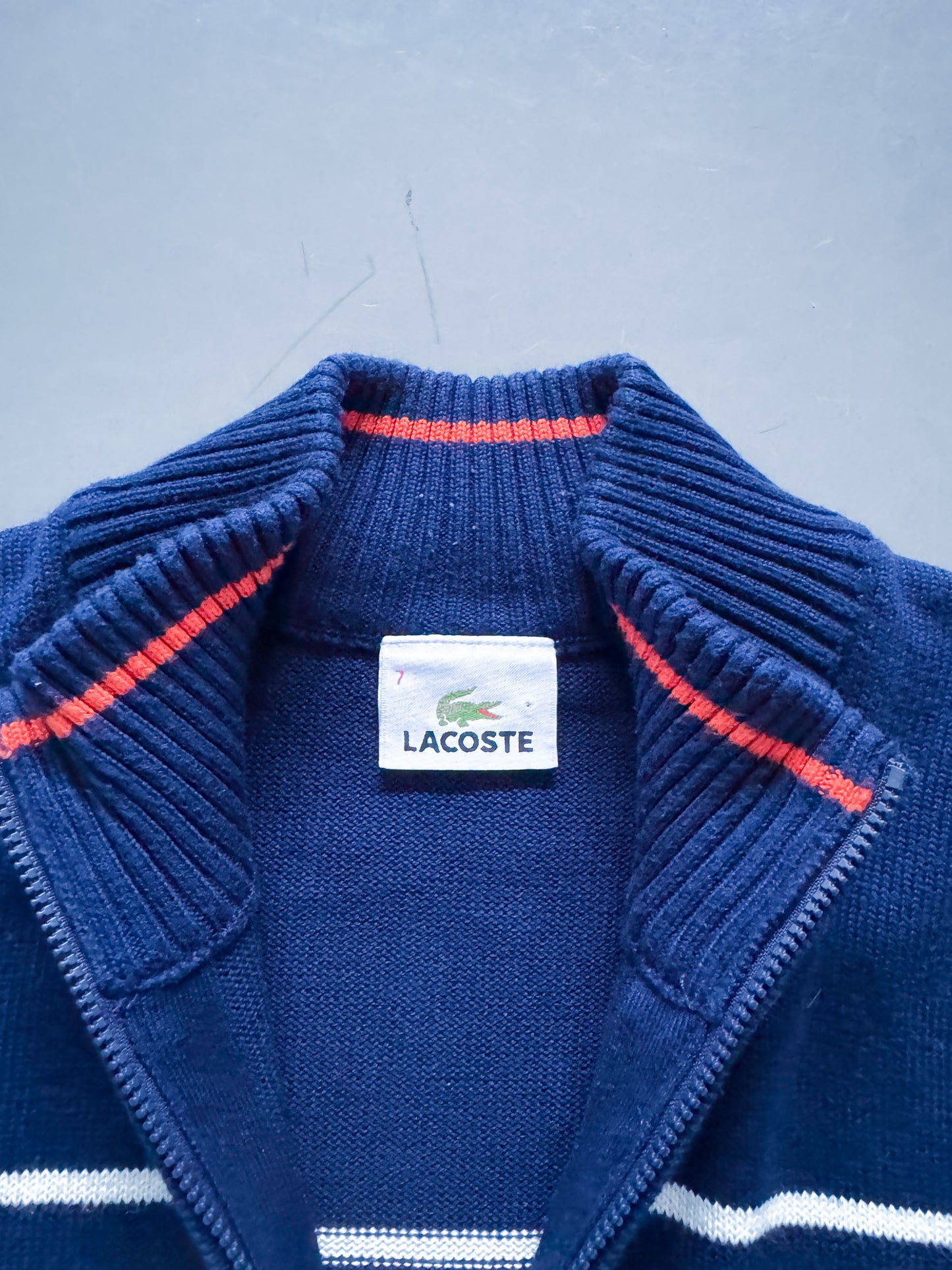 Lacoste Vintage Strickjacke | XL