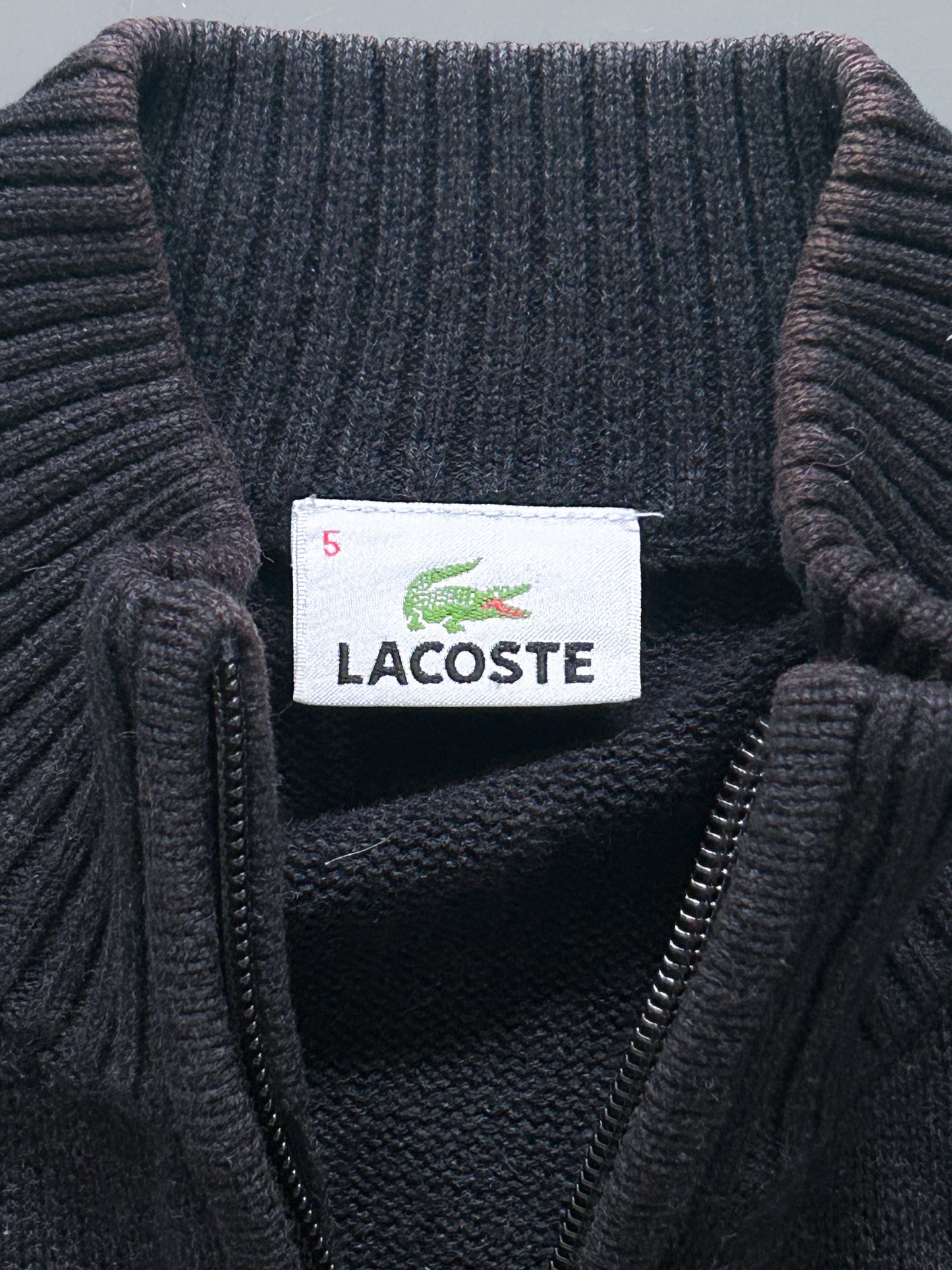 Lacoste Vintage Quarter Zip Pullover | L