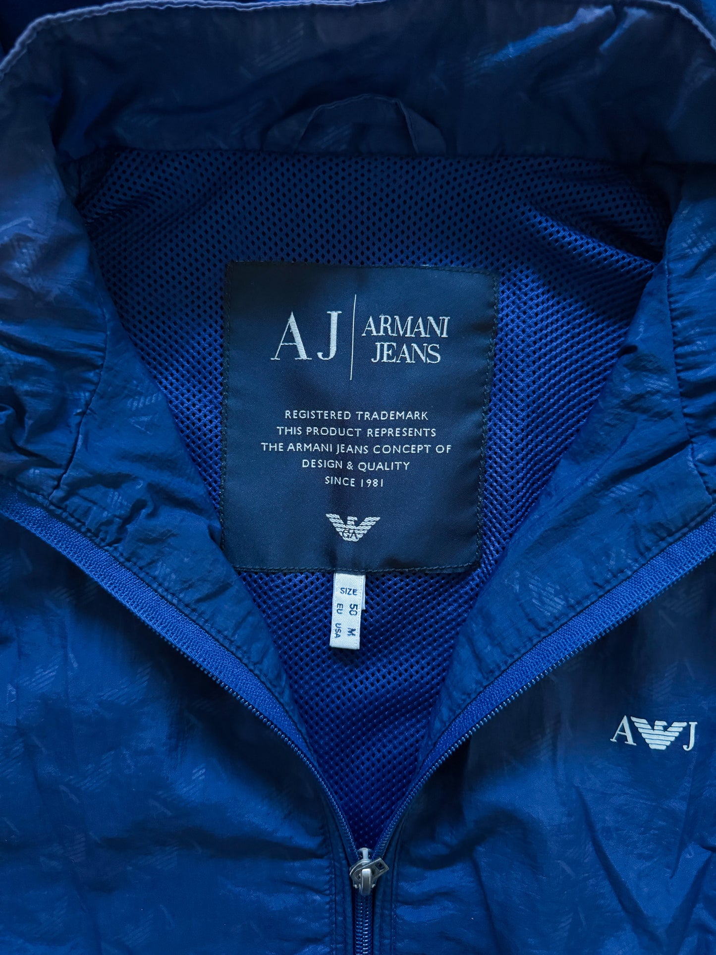 Emporio Armani Vintage *MONOGRAM* Trackjacket | M