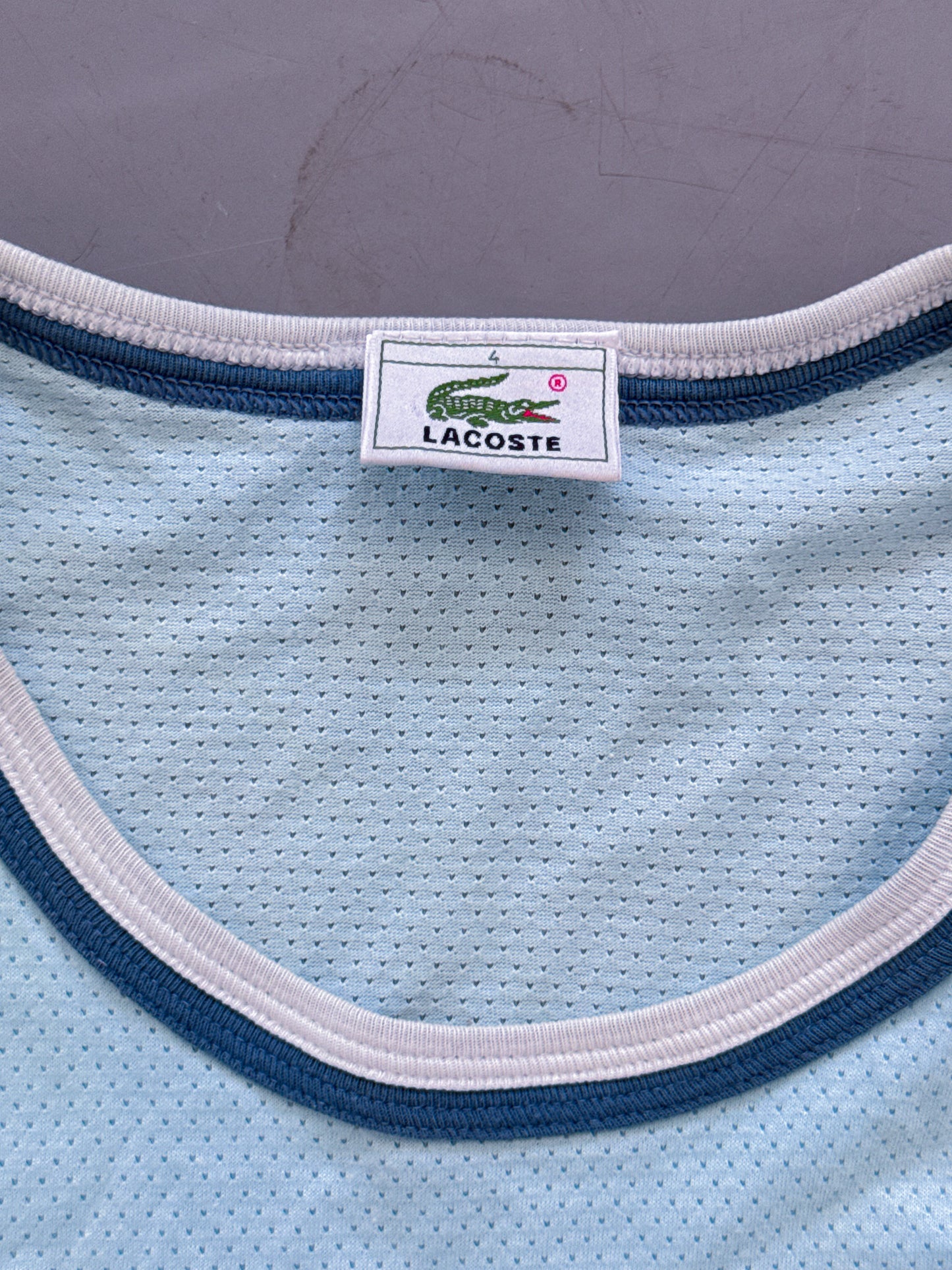 Vintage Lacoste *Babyblue* Mesh Shirt | M