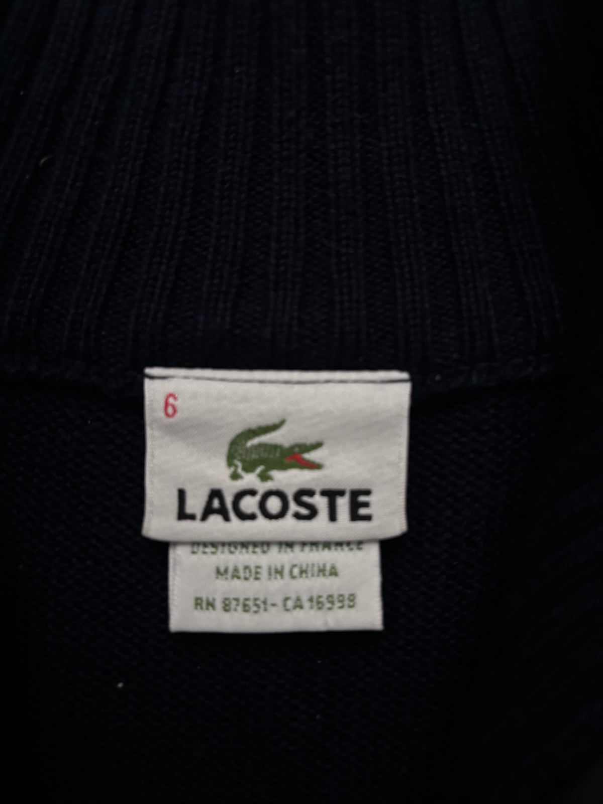 Lacoste Vintage Pullover | XL