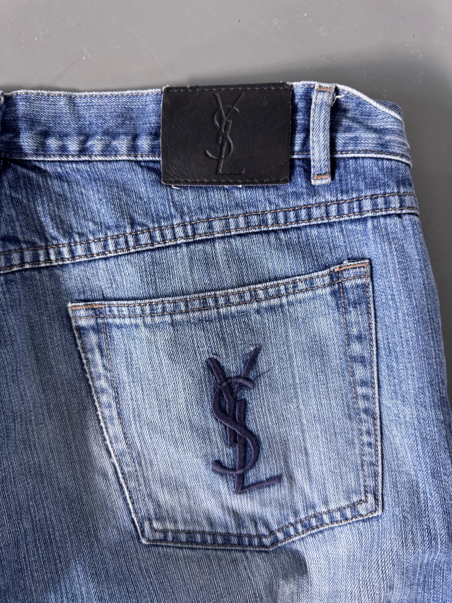 YSL Vintage Straight-Fit Jeans | M/L