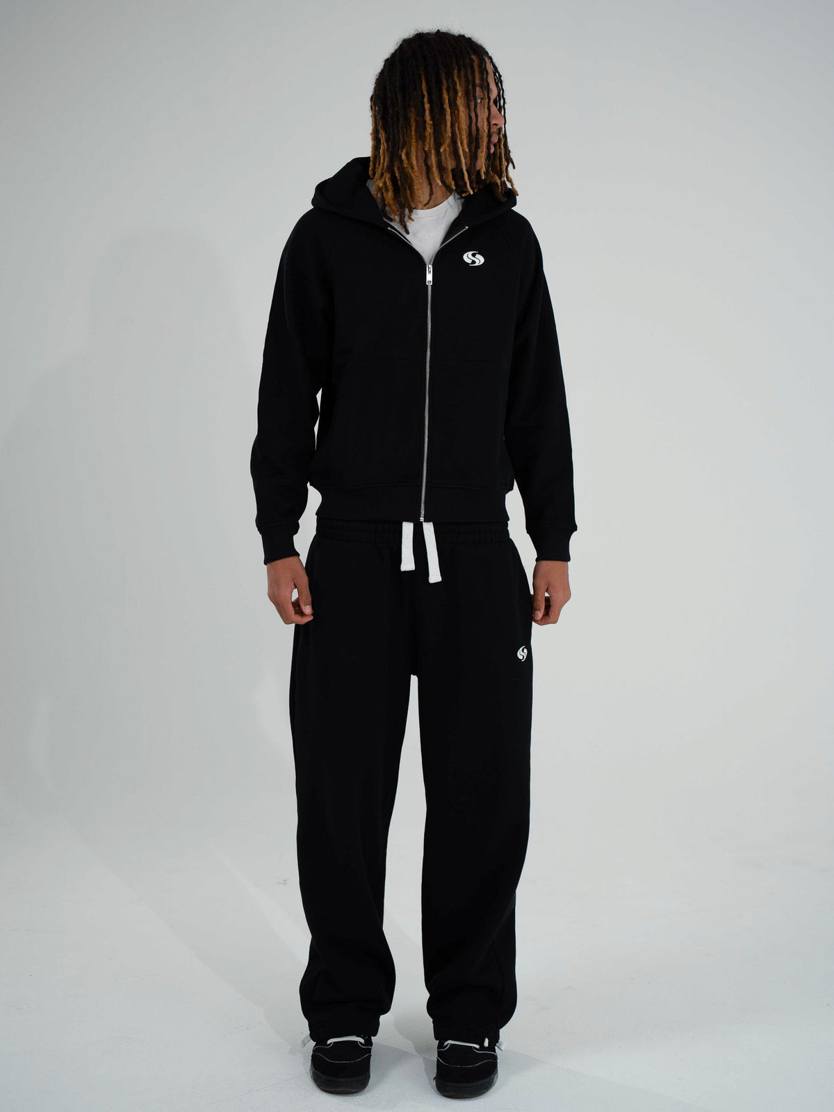 Sportz Tracksuit (Jogger + Jacket) | Black
