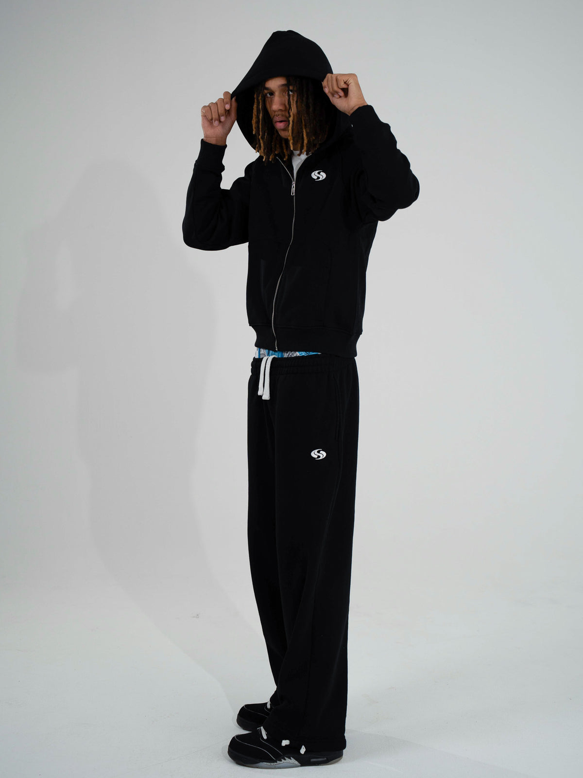 Sportz Tracksuit (Jogger + Jacket) | Black