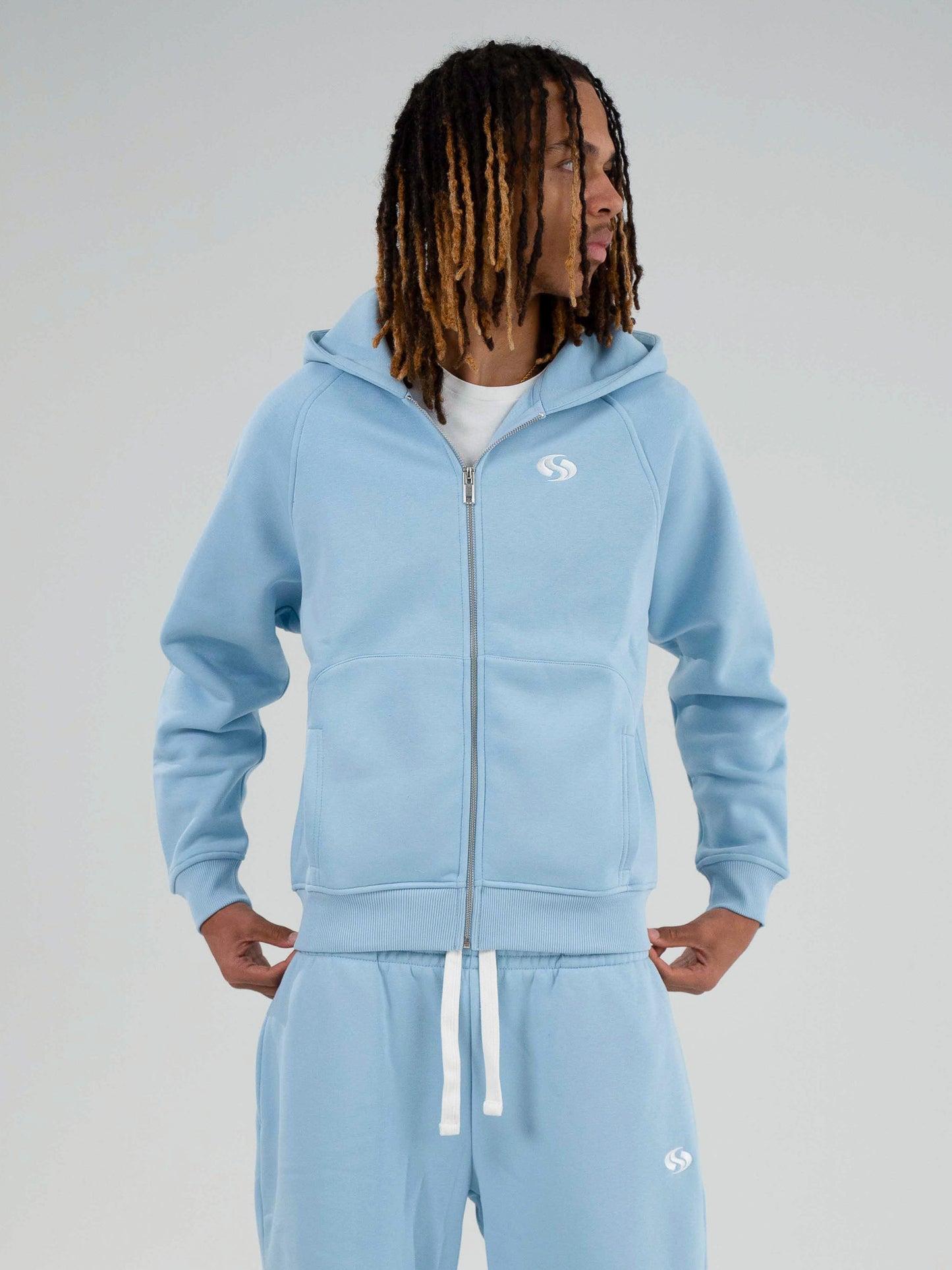 Sportz Zip-Jacket | Ice Blue