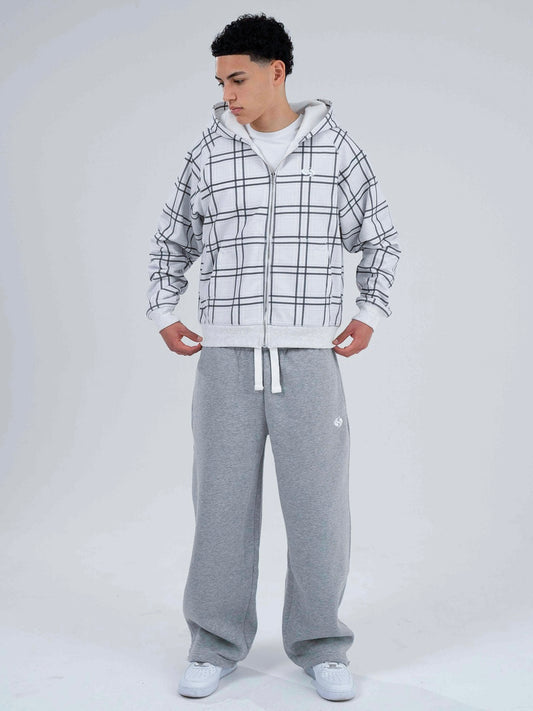 Sportz Plaid Jacket | White