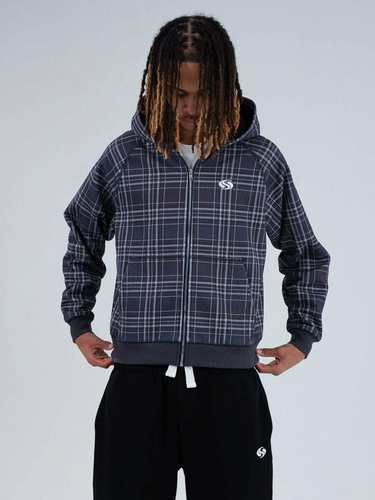 Sportz Plaid Jacket | Black