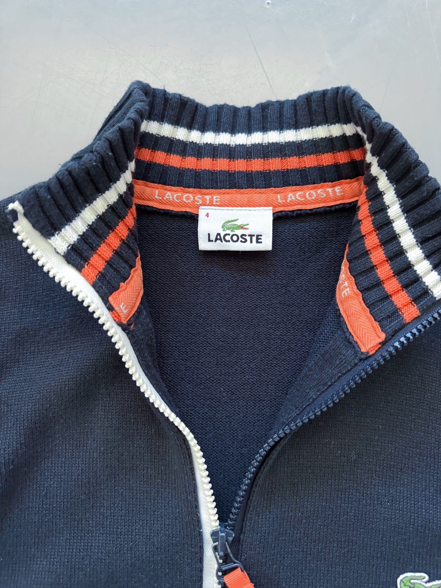 Vintage Lacoste Strickjacke | M