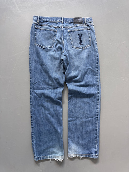 YSL Vintage Straight-Fit Jeans | M