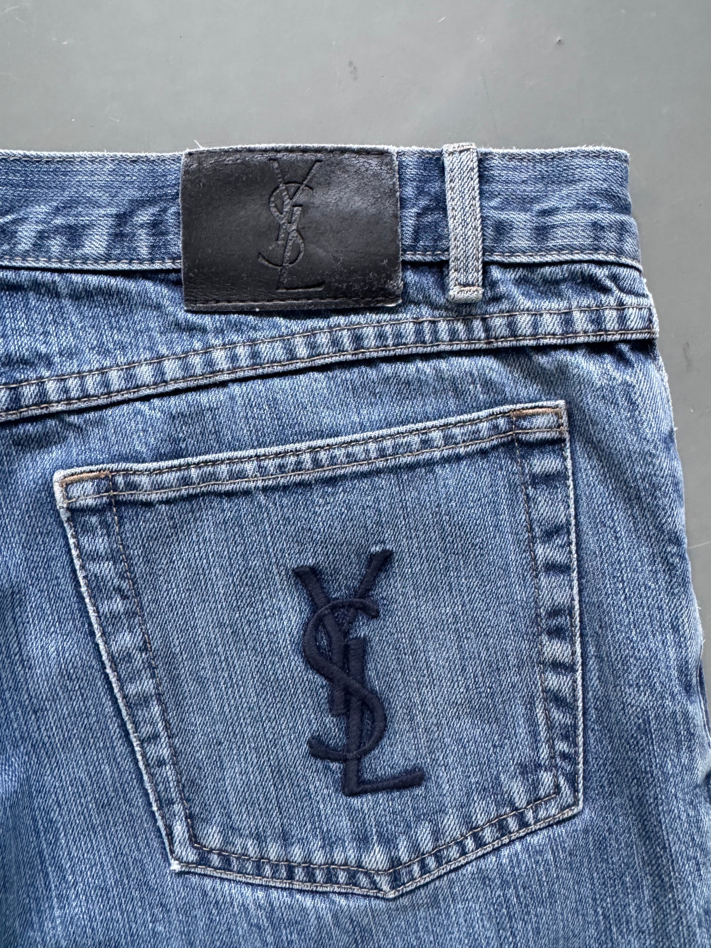 YSL Vintage Straight-Fit Jeans | M
