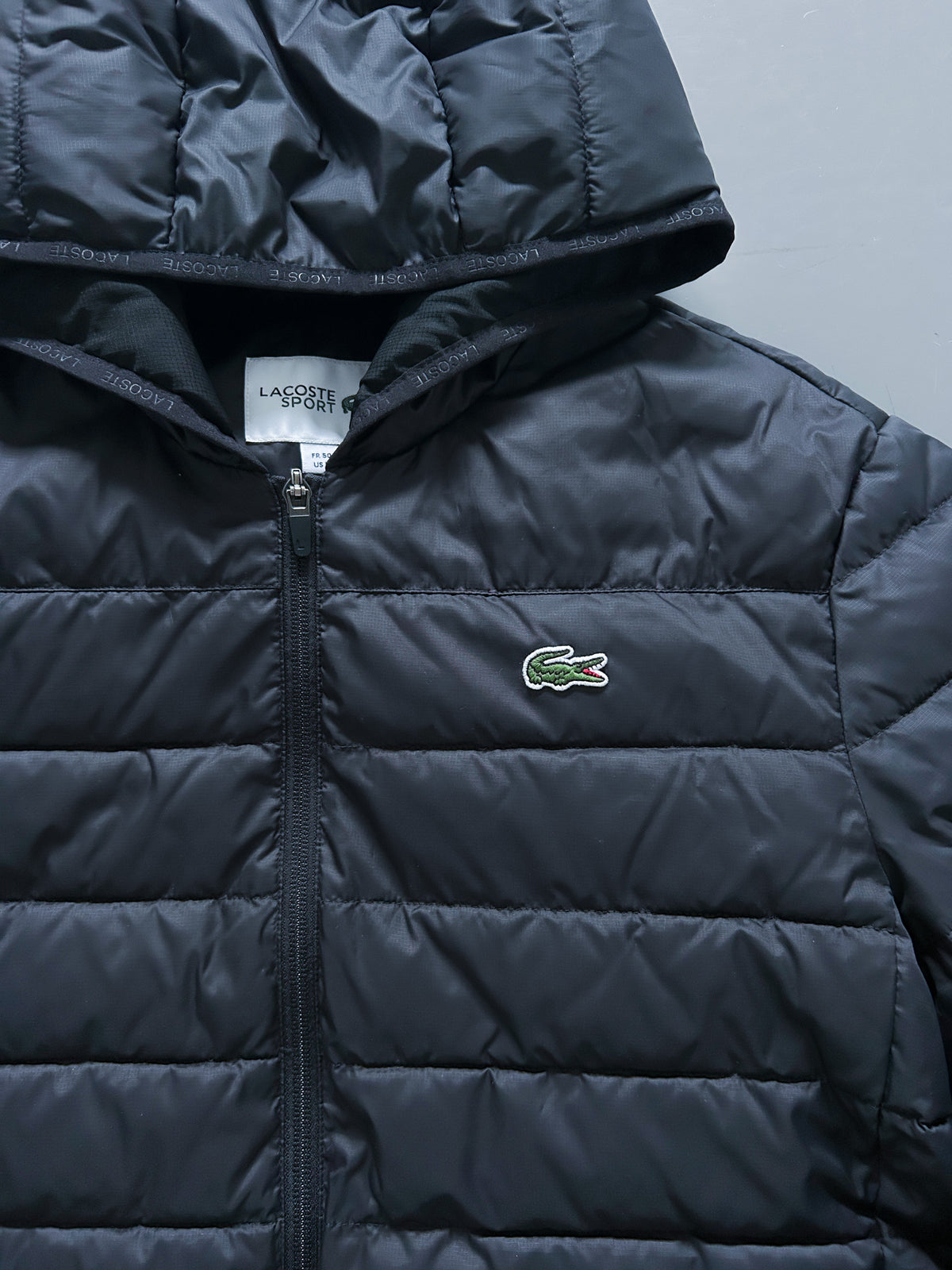 Lacoste Vintage Puffer / Winter Jacket | S