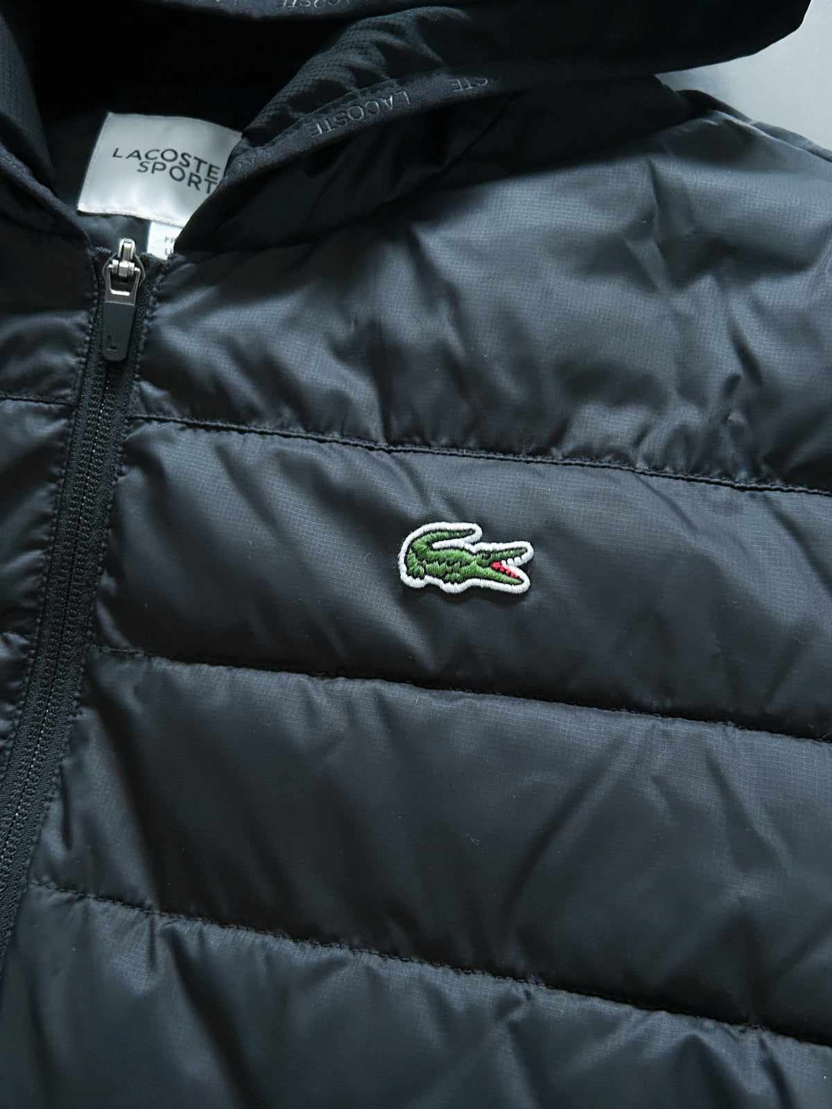 Lacoste Vintage Puffer / Winter Jacket | S