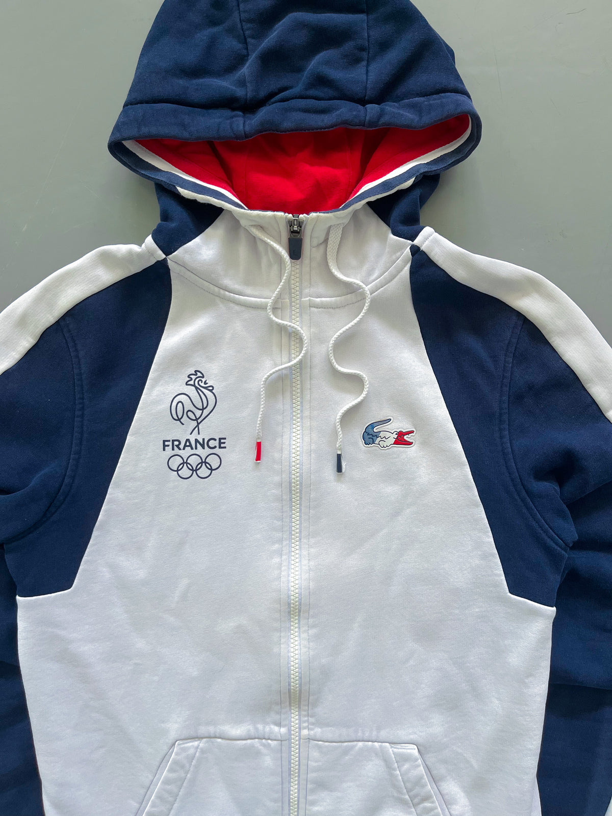 Lacoste x France Vintage Sweatjacke | XS