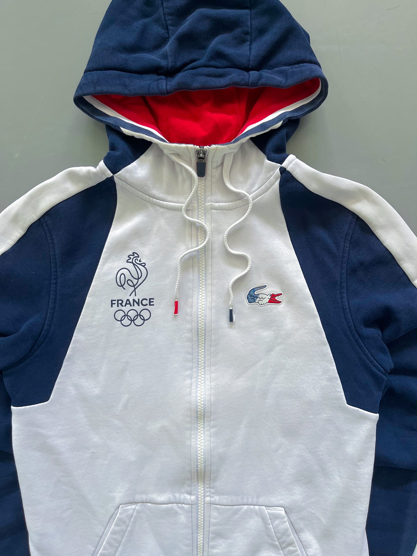 Lacoste x France Vintage Sweatjacke | XS