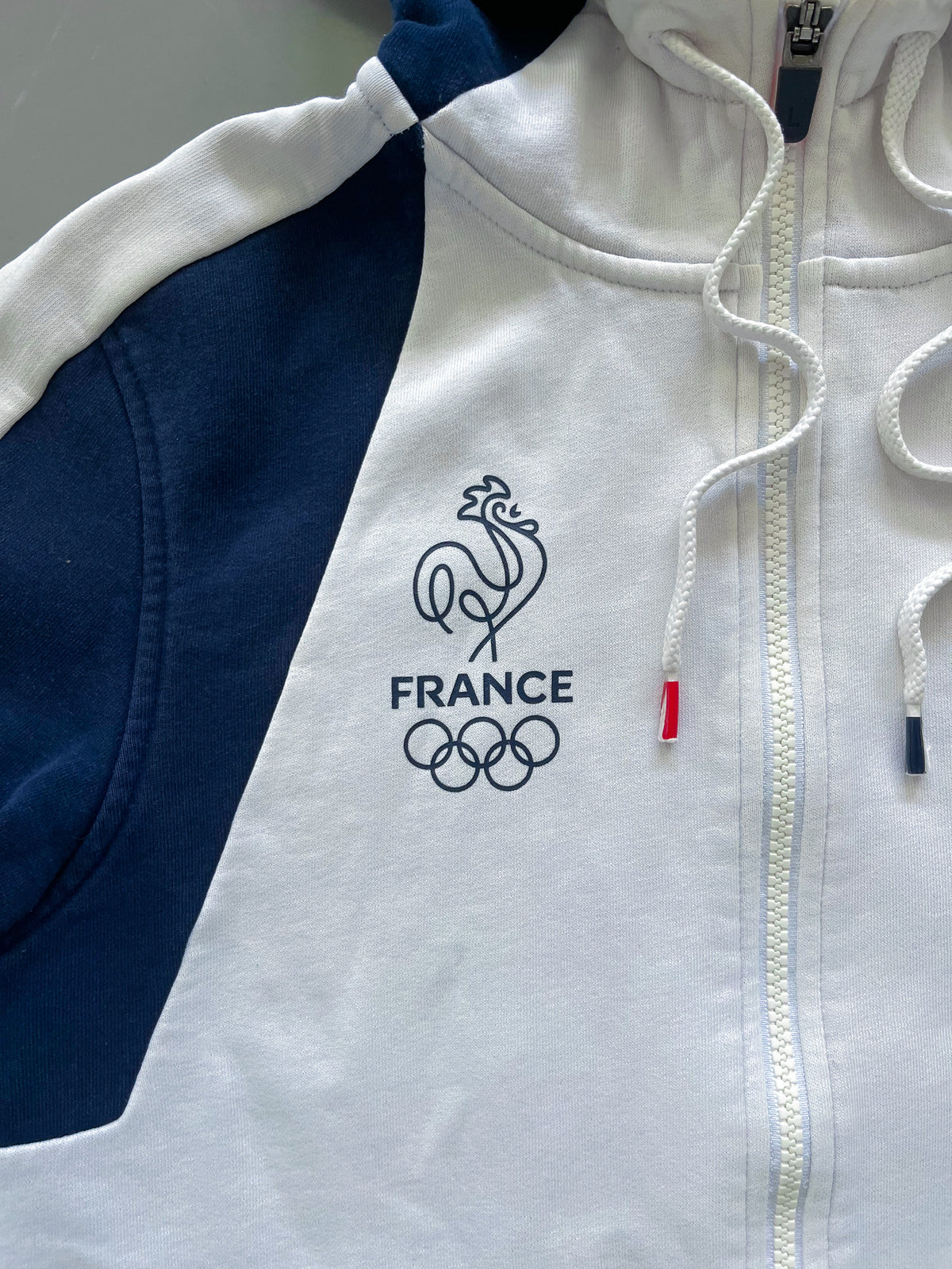 Lacoste x France Vintage Sweatjacke | XS