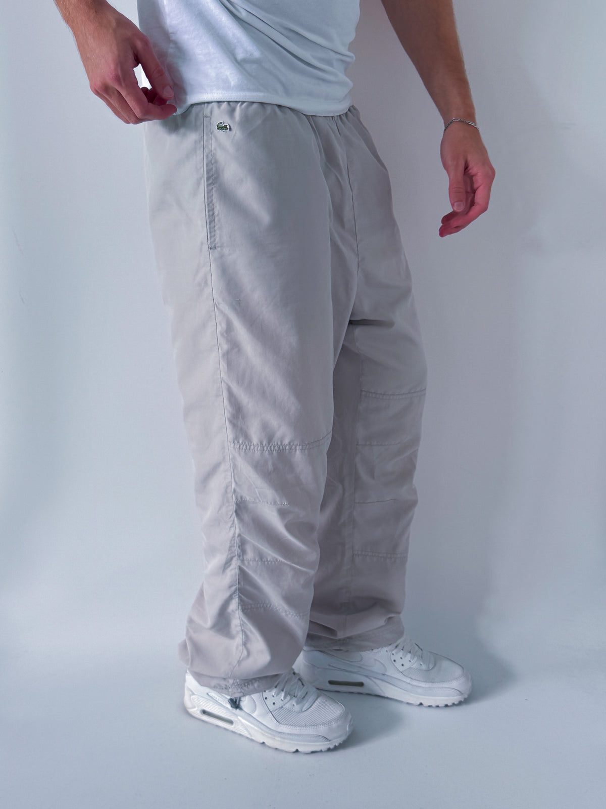 Lacoste Vintage Open Leg Trackpants | M