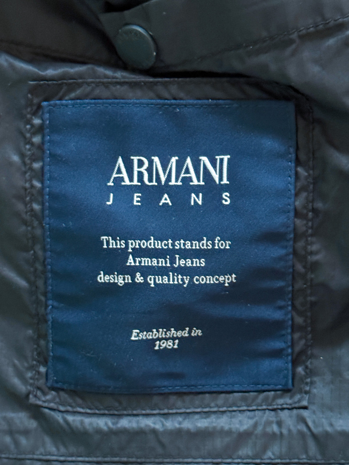 Armani Jeans Vintage Puffer / Winter Jacket | S