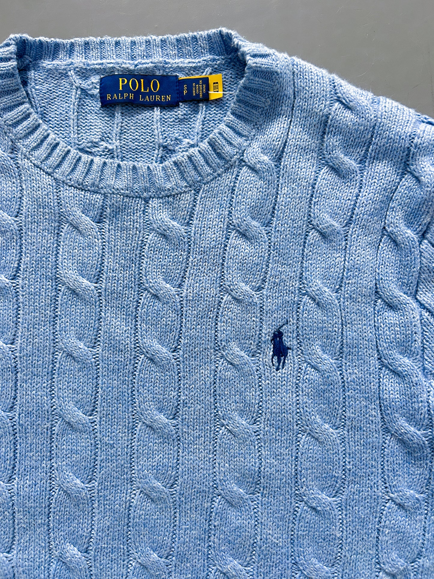 Polo Ralph Lauren Vintage *Cable Knit* Pullover | S