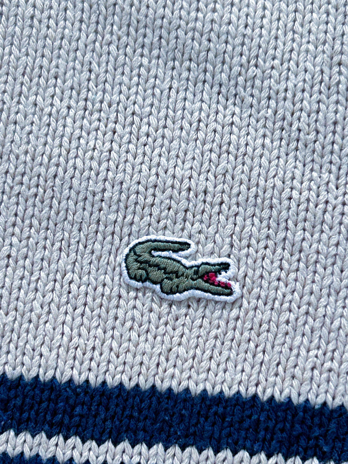 Lacoste Vintage Strickjacke | L