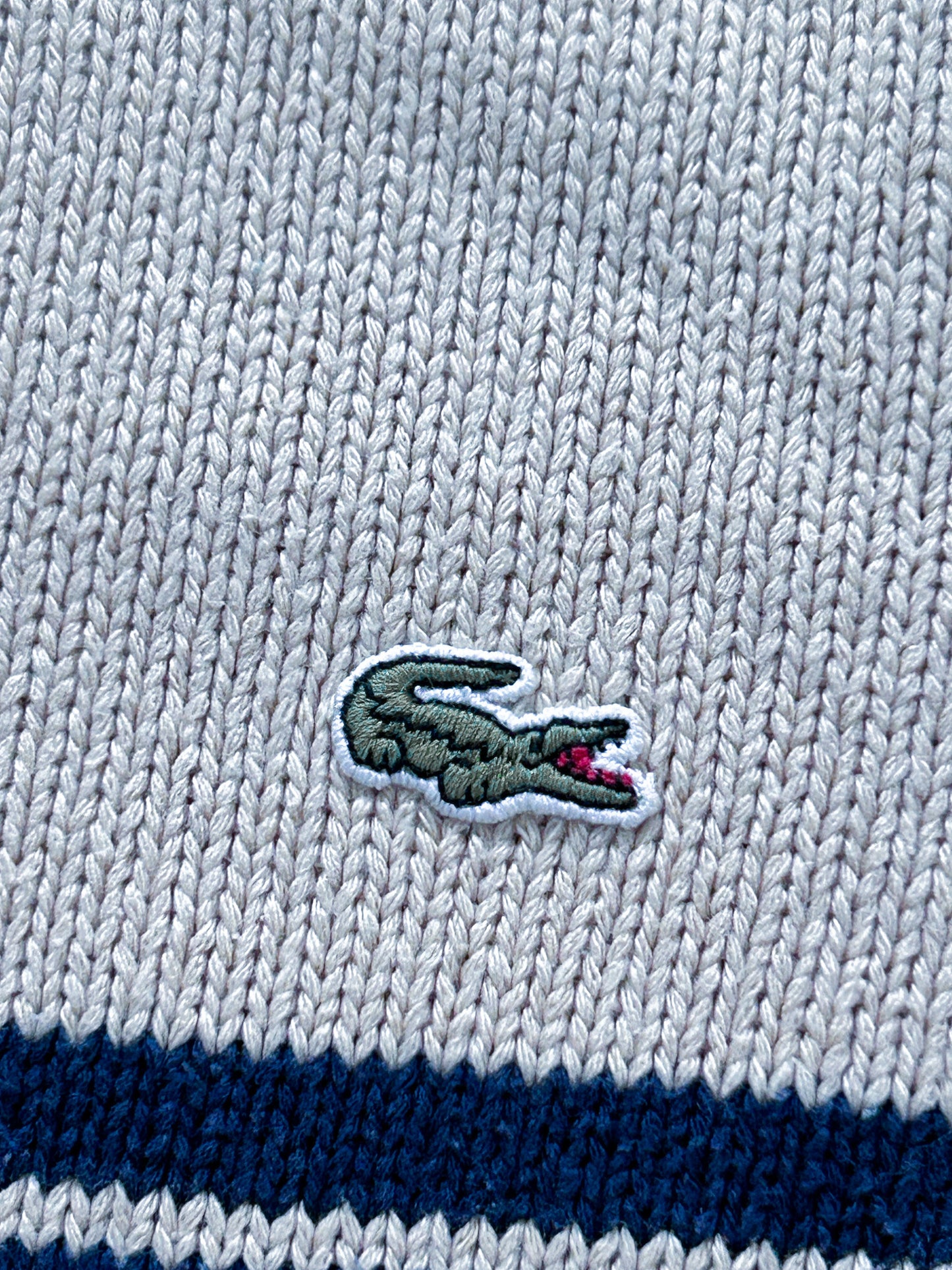 Lacoste Vintage Strickjacke | L
