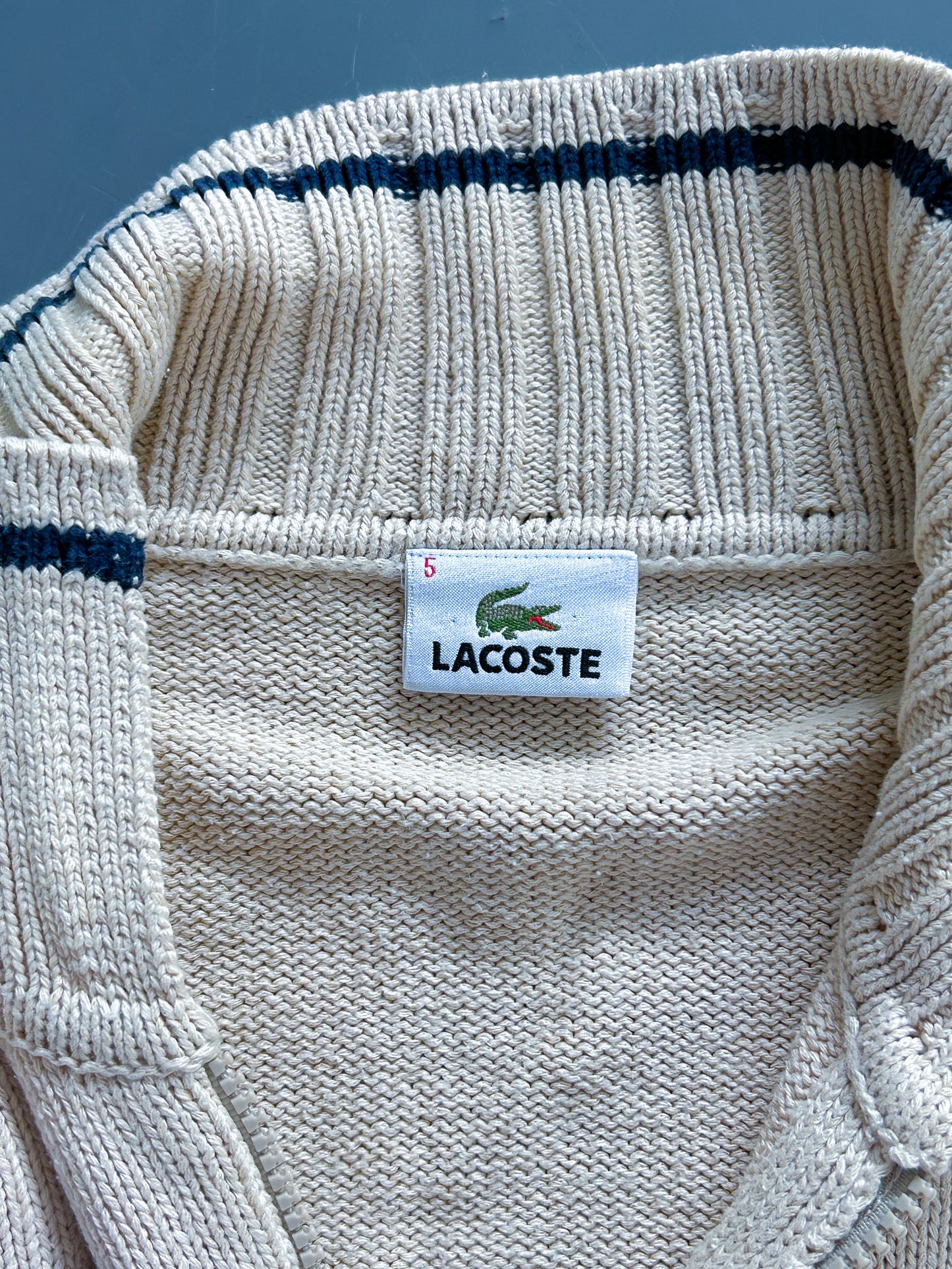 Lacoste Vintage Strickjacke | L