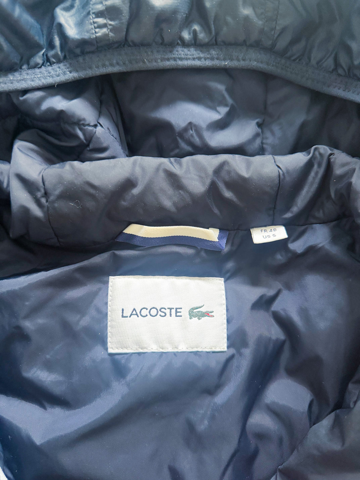 Lacoste Vintage Puffer / Winter Jacke | S