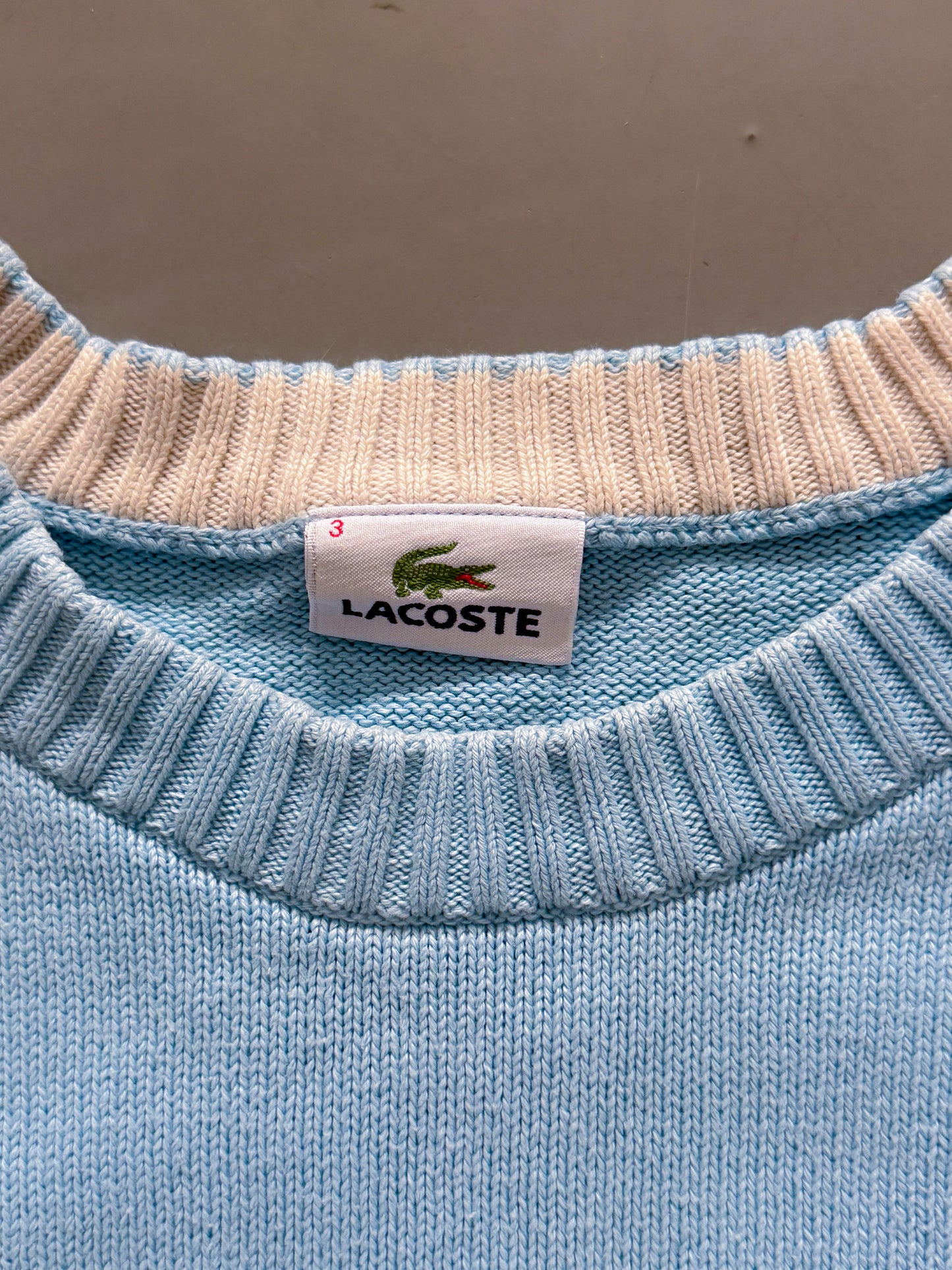 Lacoste Vintage *Babyblue* Pullover | S