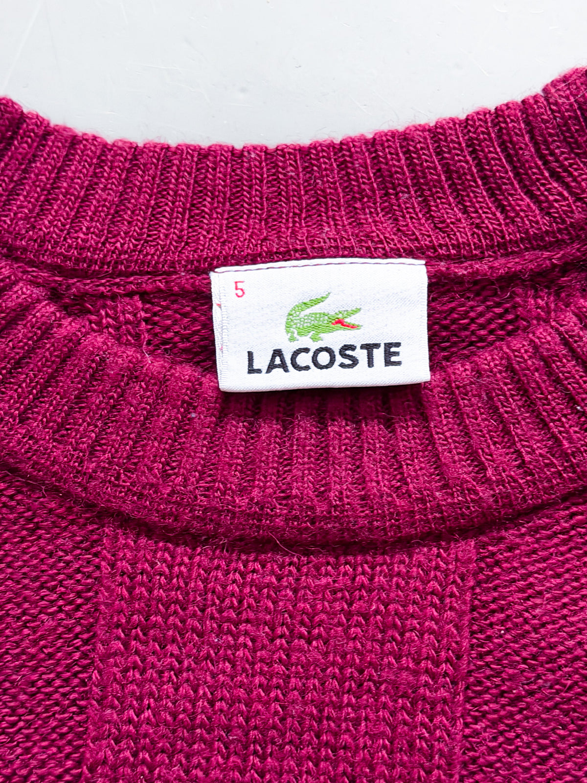 Lacoste Vintage Pullover | M