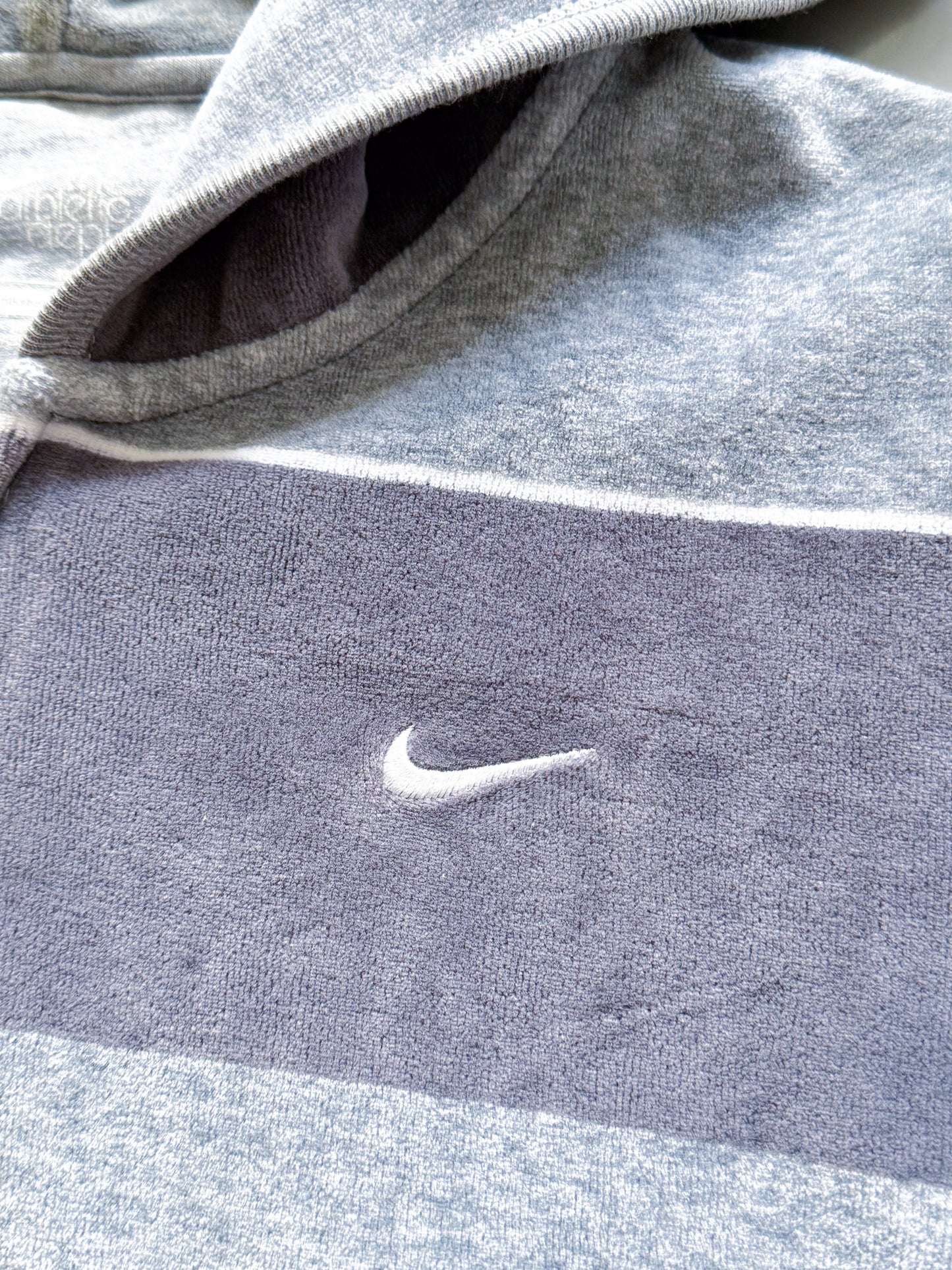 Nike Y2K Vintage Velours Sweatjacke | S