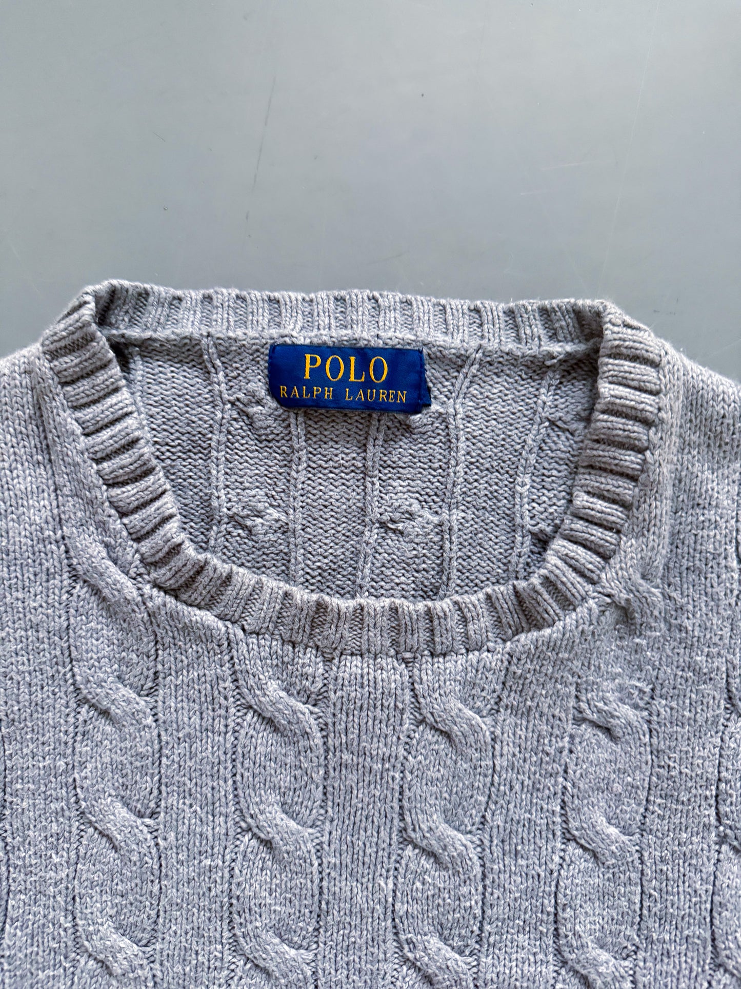 Polo Ralph Lauren Vintage *Cable-Knit* Pullover | L