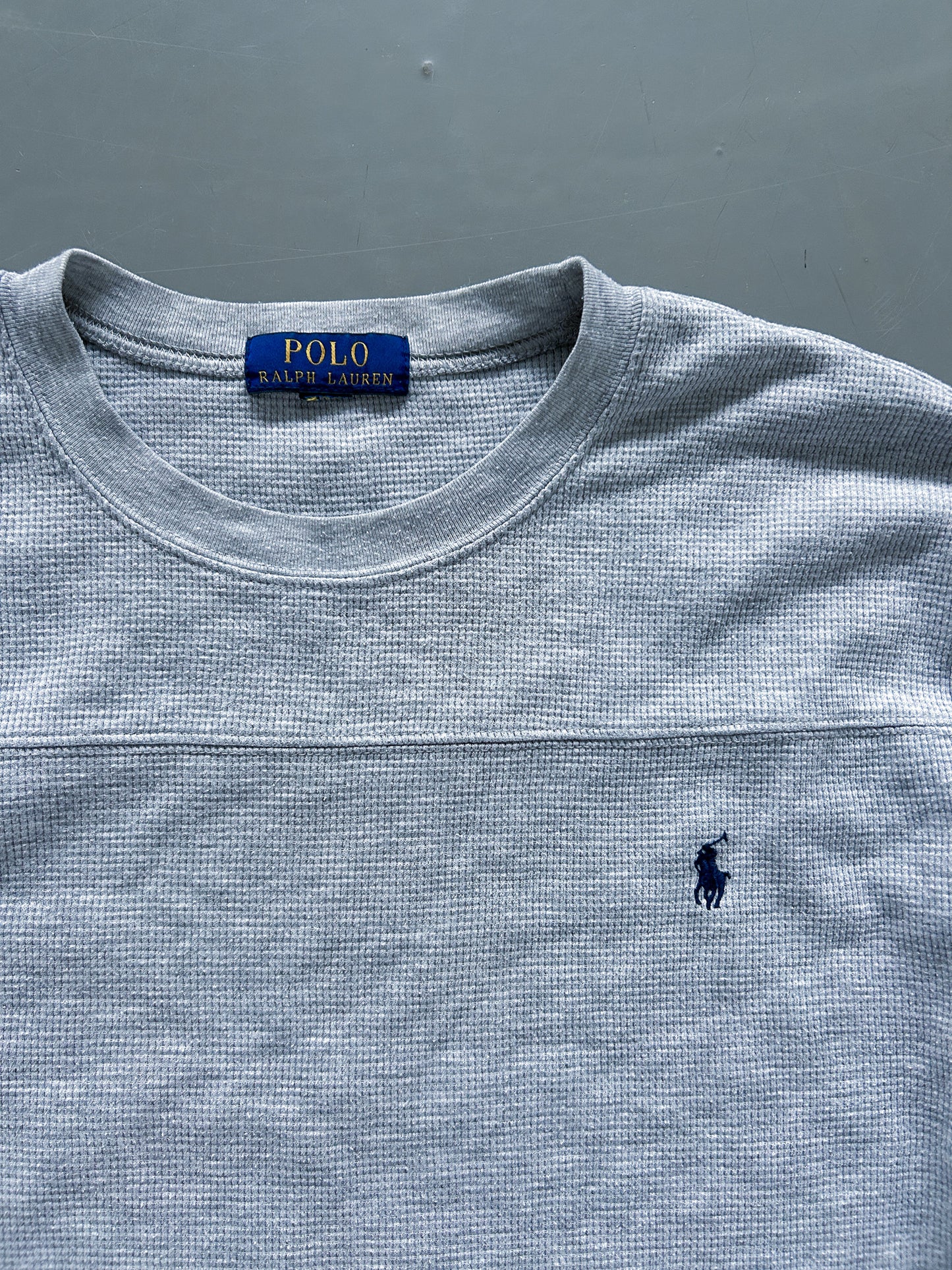 Polo Ralph Lauren Waffle Vintage Pullover / Longsleeve  | S