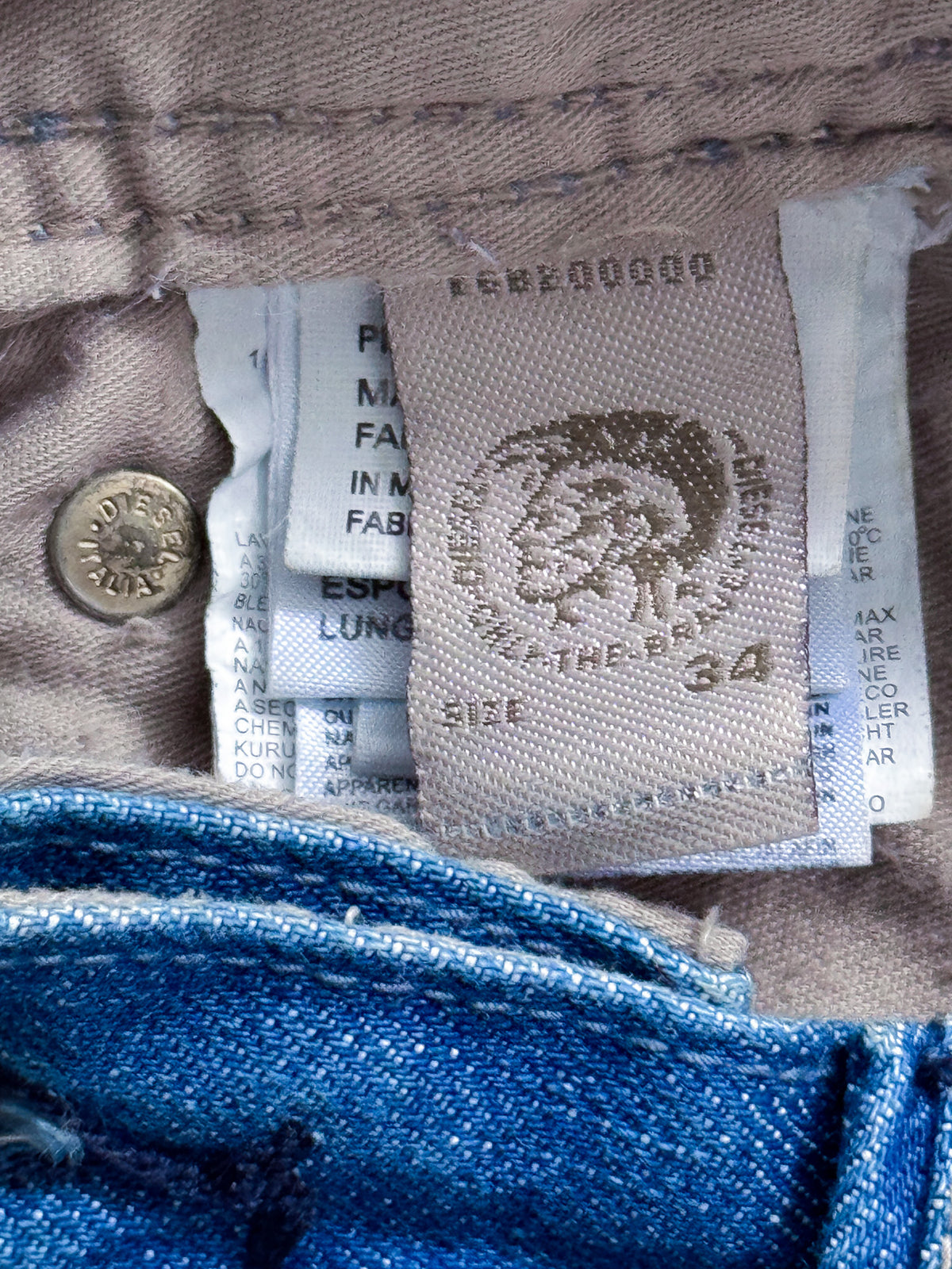 Diesel Vintage Y2K Straight-Fit Jeans | L