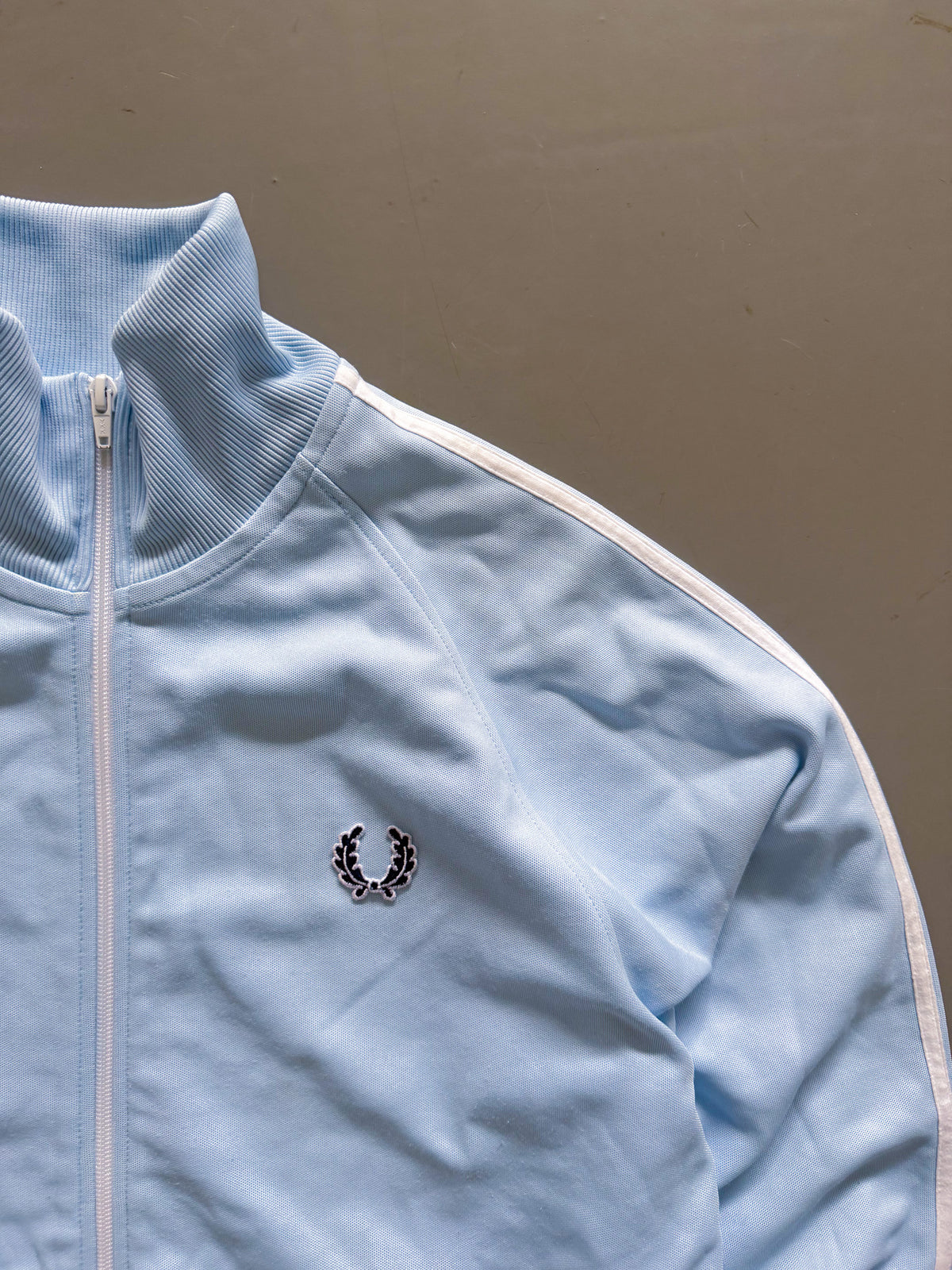 Fred Perry Vintage *Babyblue* Strickjacke | M