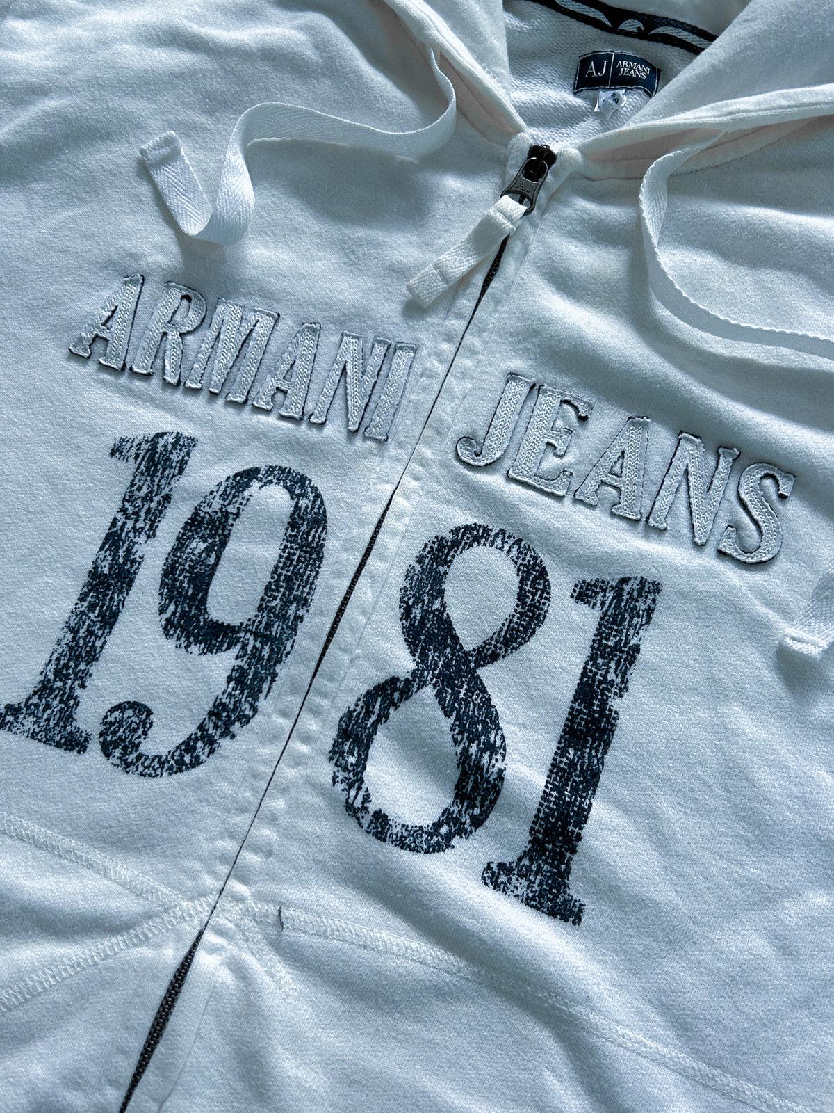 Armani Jeans Vintage Zip Pullover | L